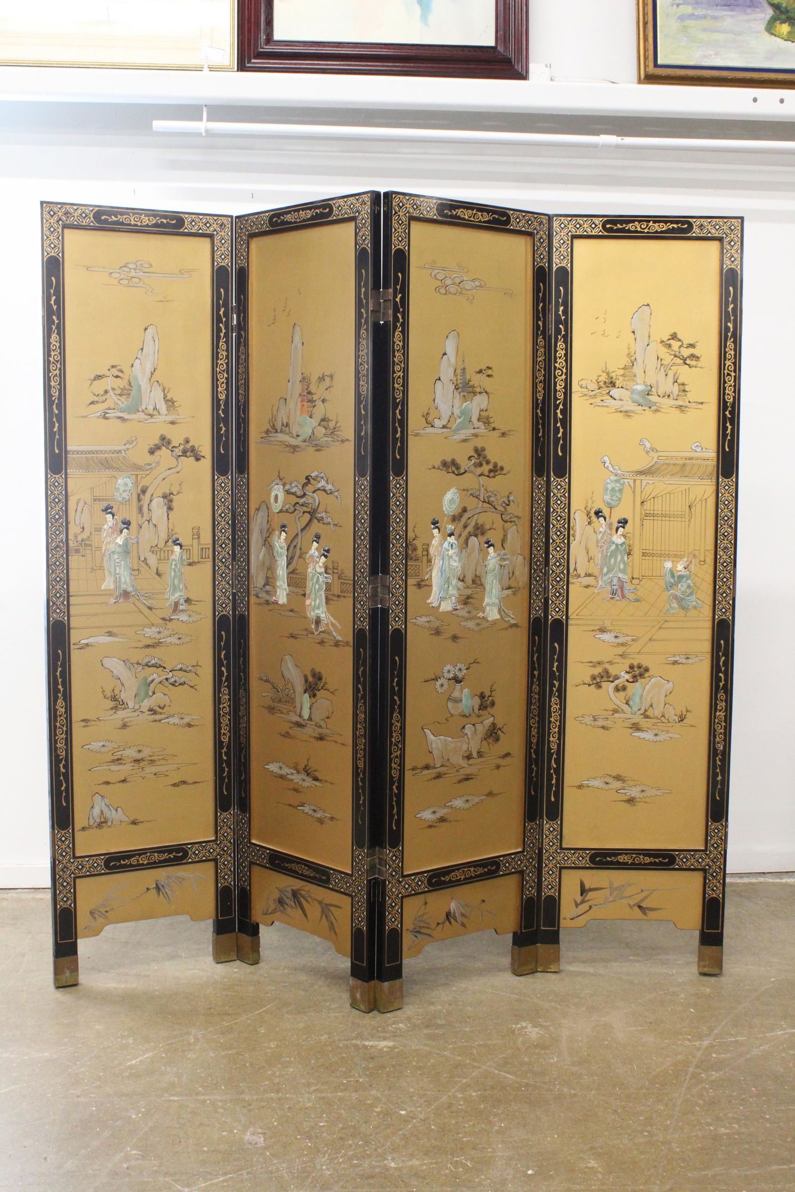 20th c Chinese Screen (1 of 4)