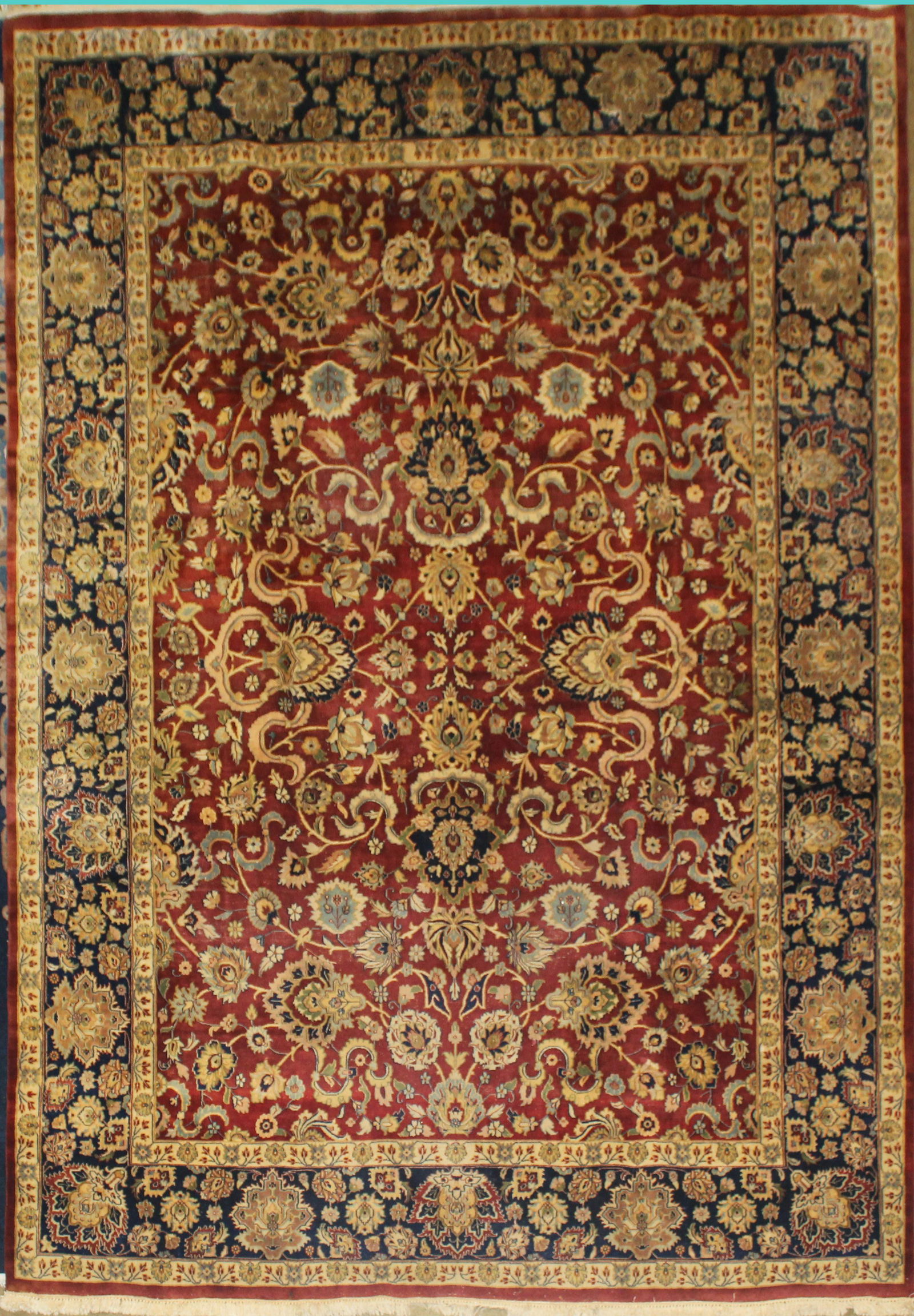 Mid 20th c Indo-Persian Main Carpet (1 of 3)