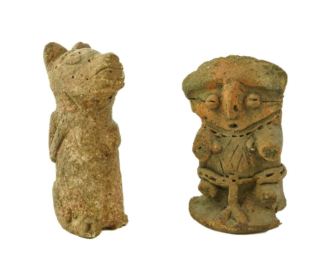 Two Pre-Columbian Pottery Artifacts (1 of 2)