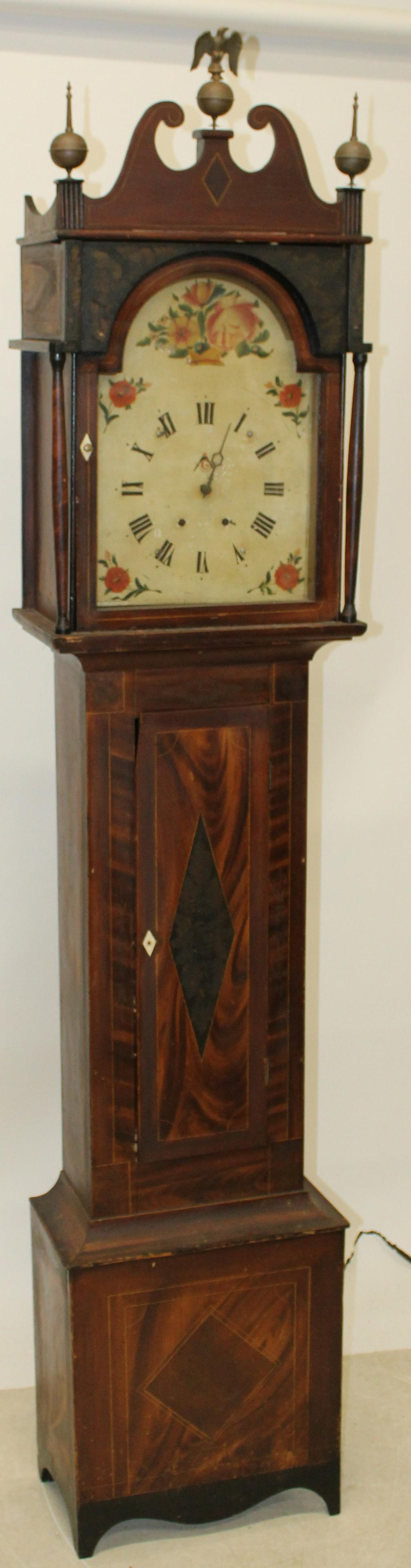 Vermont Grain Painted Tall Case Clock (1 of 6)