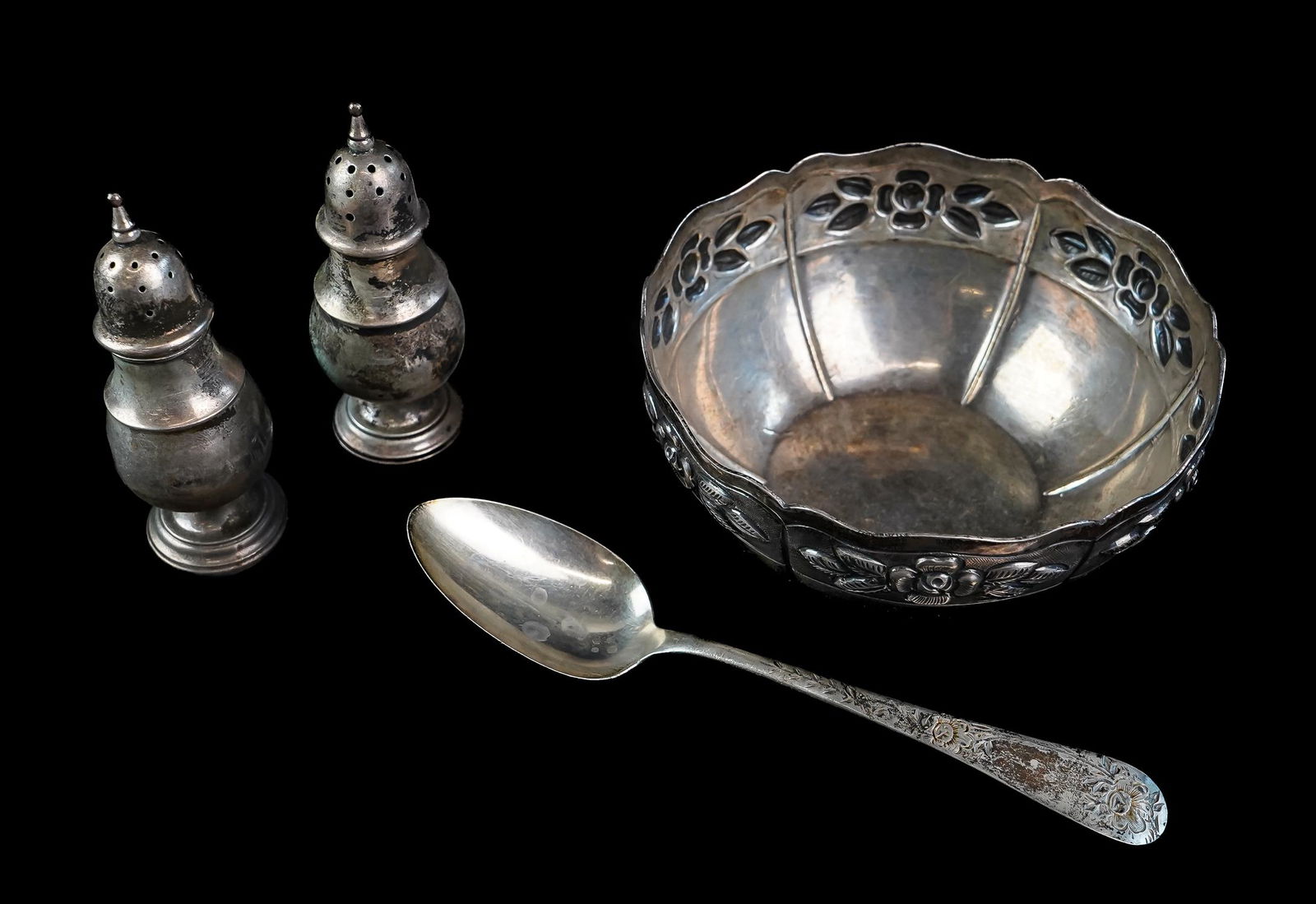 Maciel Mexican Sterling Bowl and Other Items (1 of 2)