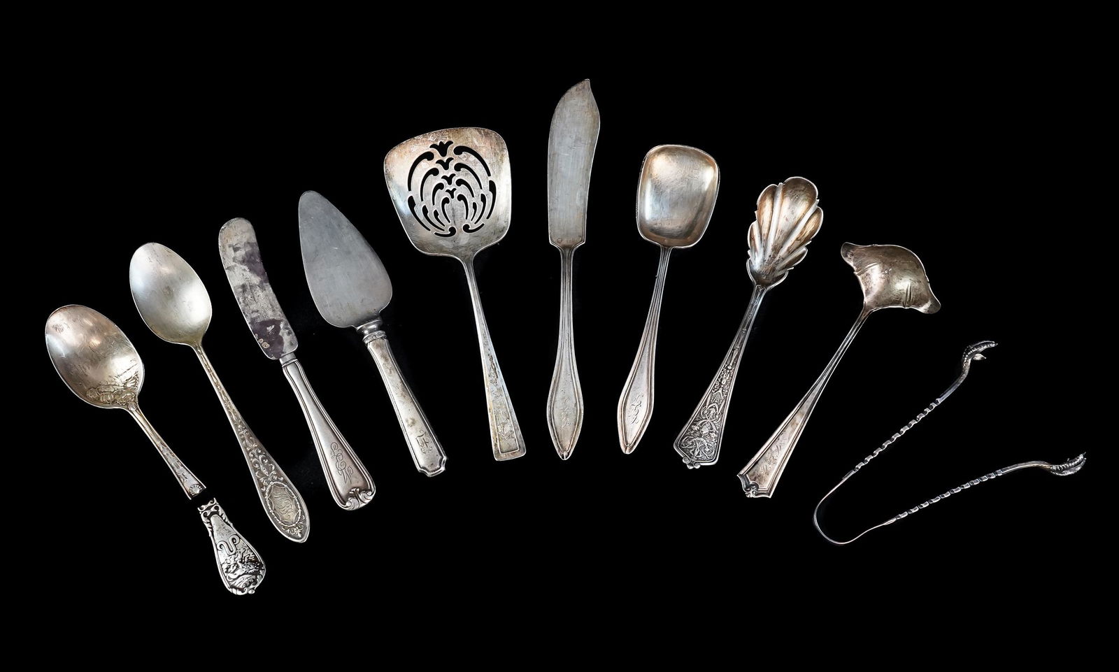 10 pcs. Sterling Silver Flatware incl. Gorham (1 of 2)