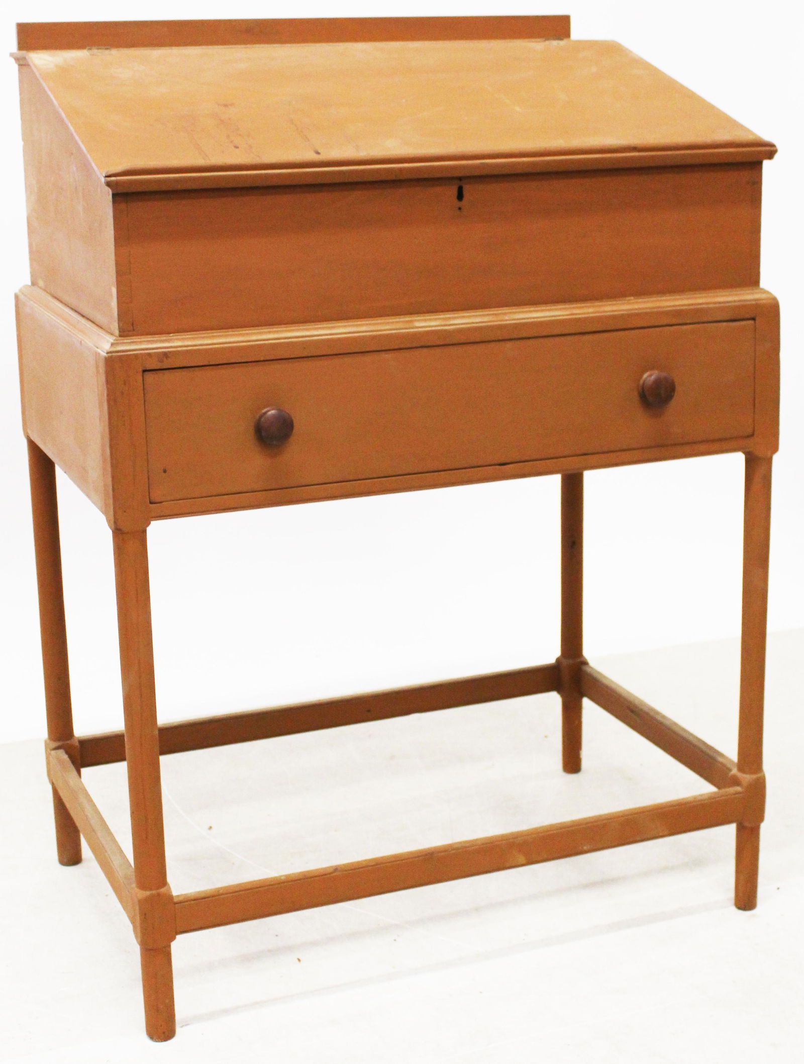 19th c Slant top Desk on Frame (1 of 5)