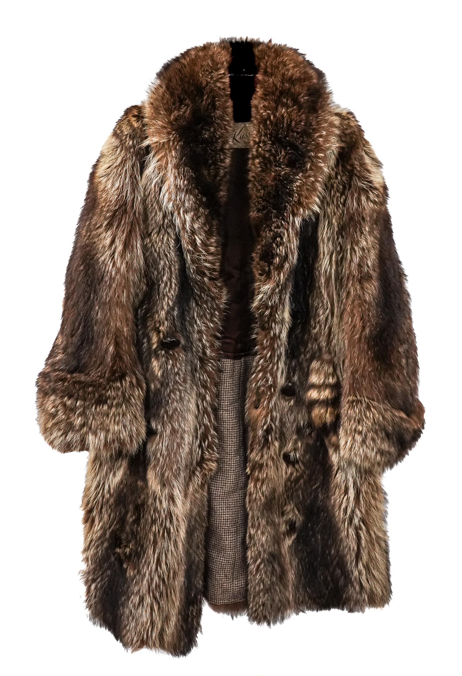 Vintage Men's Raccoon Coat (1 of 2)