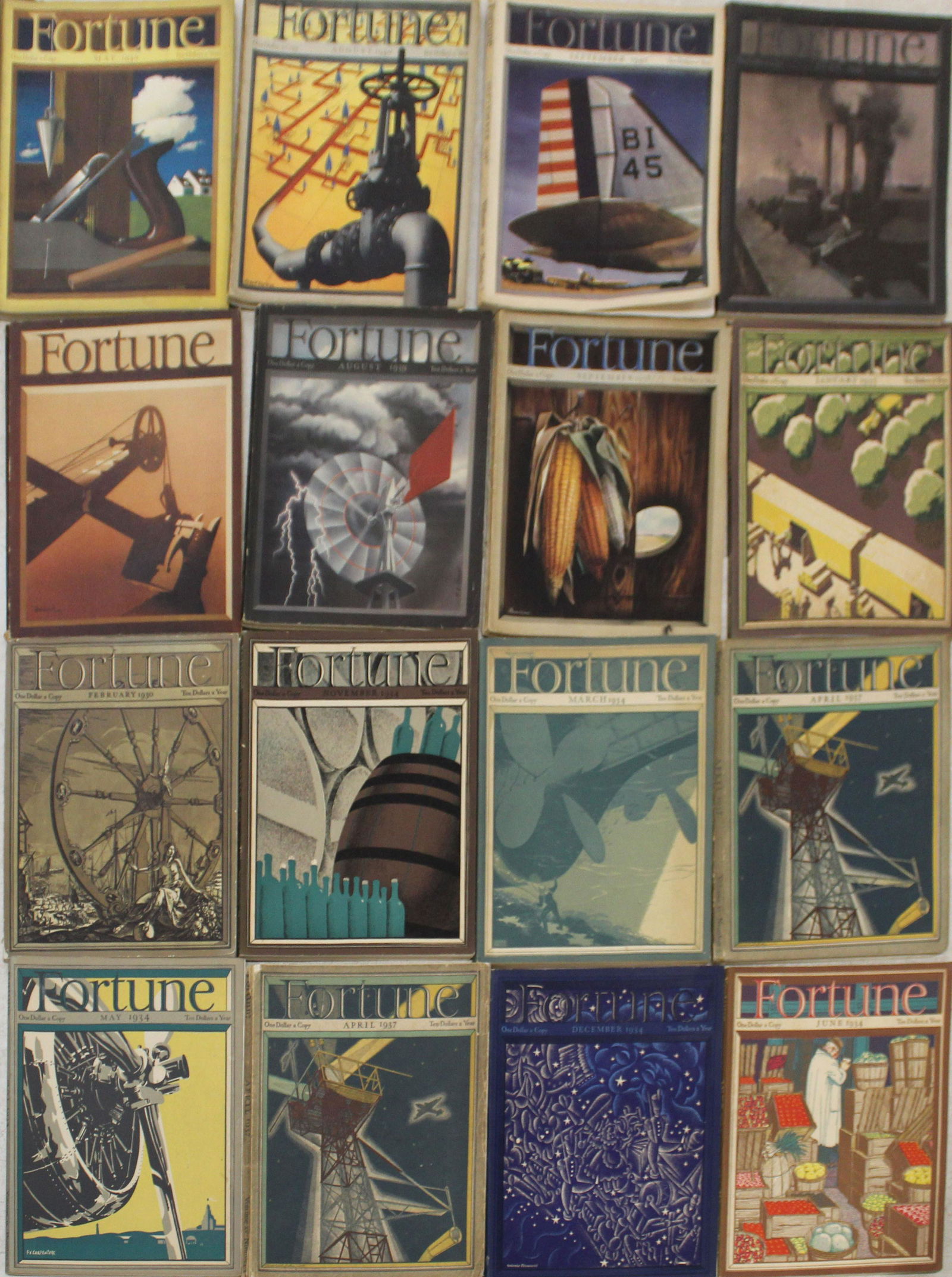 Group of Fortune Magazines (1 of 6)