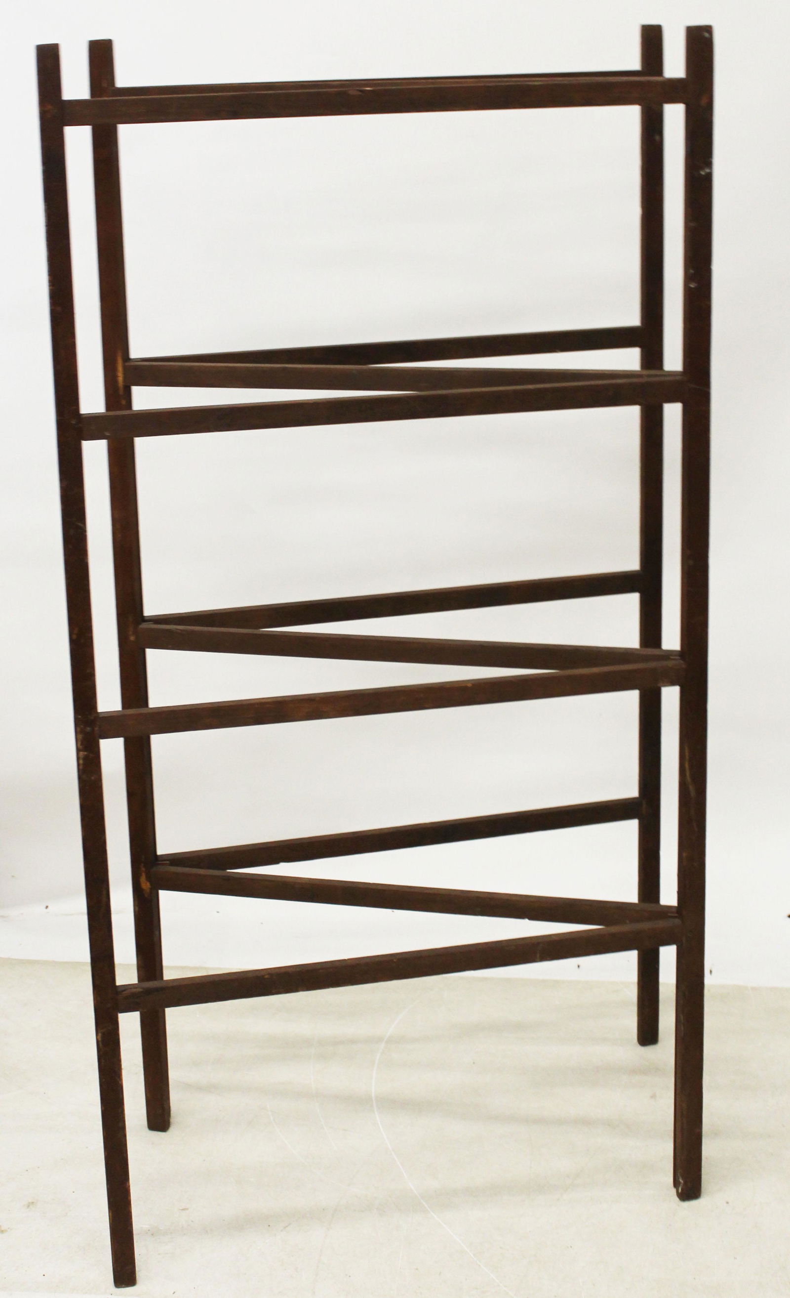 Early 19th c Folding Quilt Rack (1 of 3)