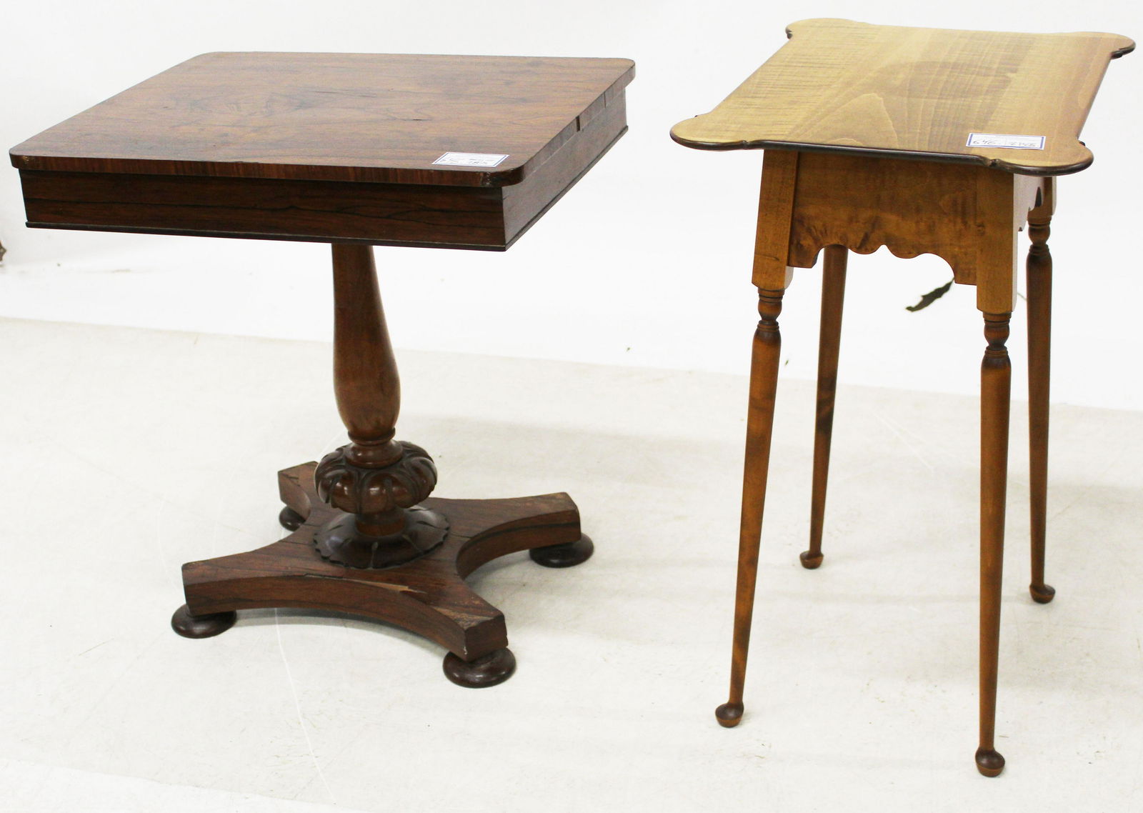 Rosewood Stand, Maple Porringer Table (1 of 7)