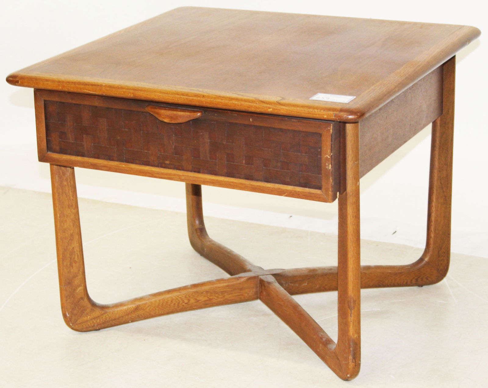 Lane Perception Basketweave End Table (1 of 2)