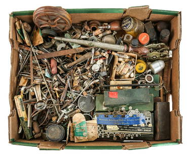 Collection of Precision Jewelers Tools: Collection of vintage precision watchmaker and jeweler's tools including ring sizers, diamond and gem stone gauges, files, tweezers, calipers, watch case wrenches, etc. dozens of individual items, ori