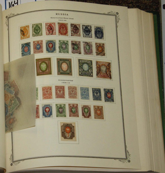 Russian and Soviet Republics stamp album: Russian and Soviet Republics stamp album