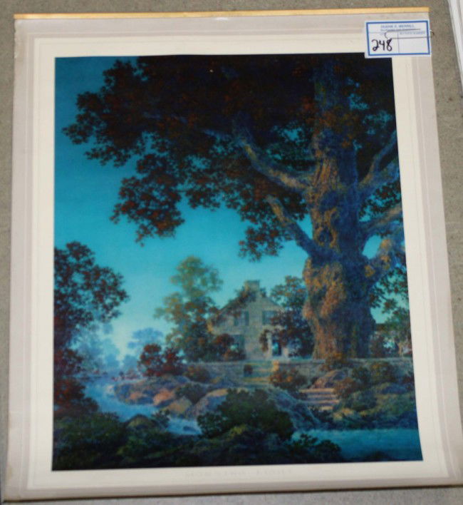 Maxfield Parrish Brown and Bigelow calendar head ": Maxfield Parrish Brown and Bigelow calendar head "Morning Light"