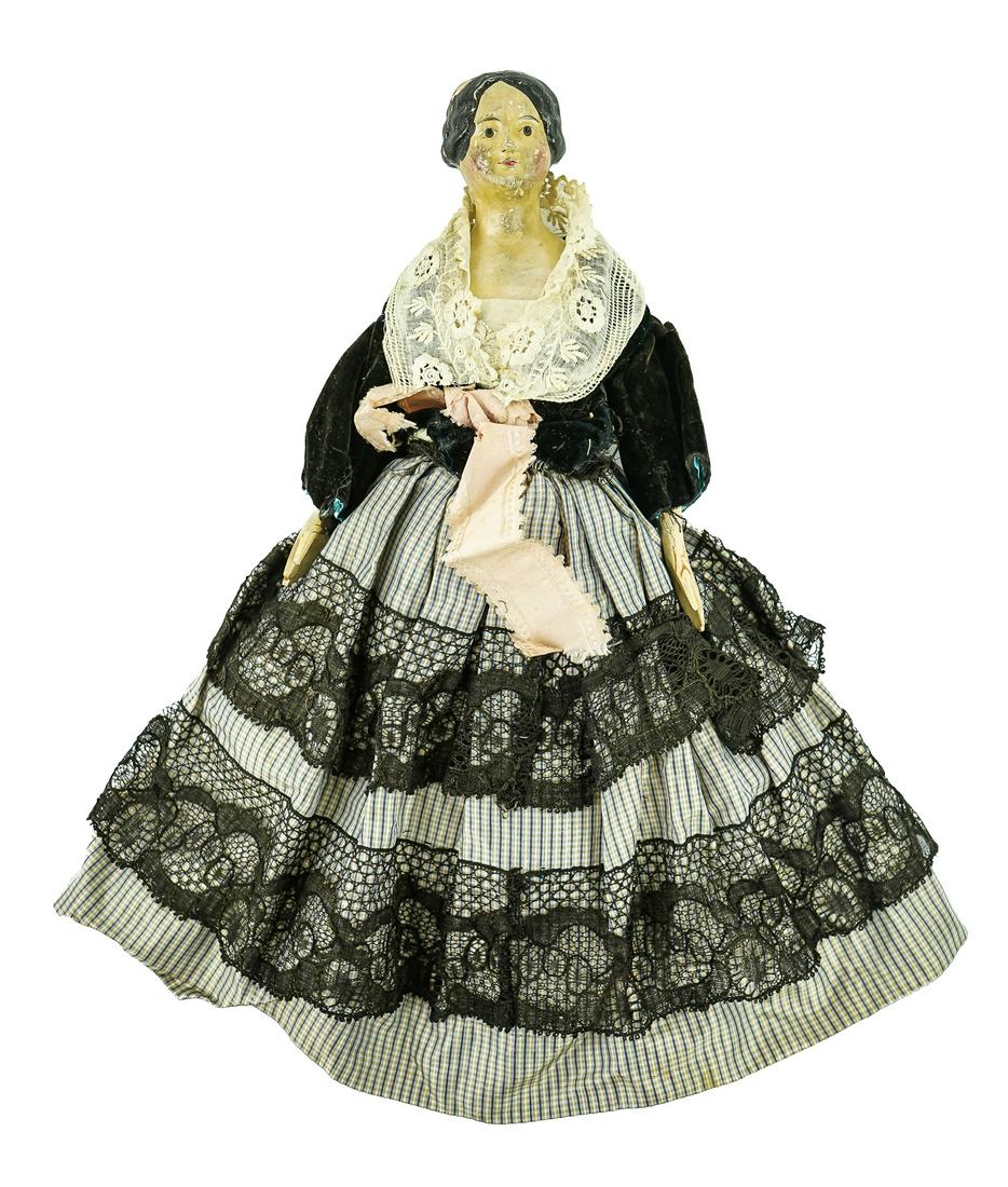 Paper Mache Milliner Type Doll (1 of 5)