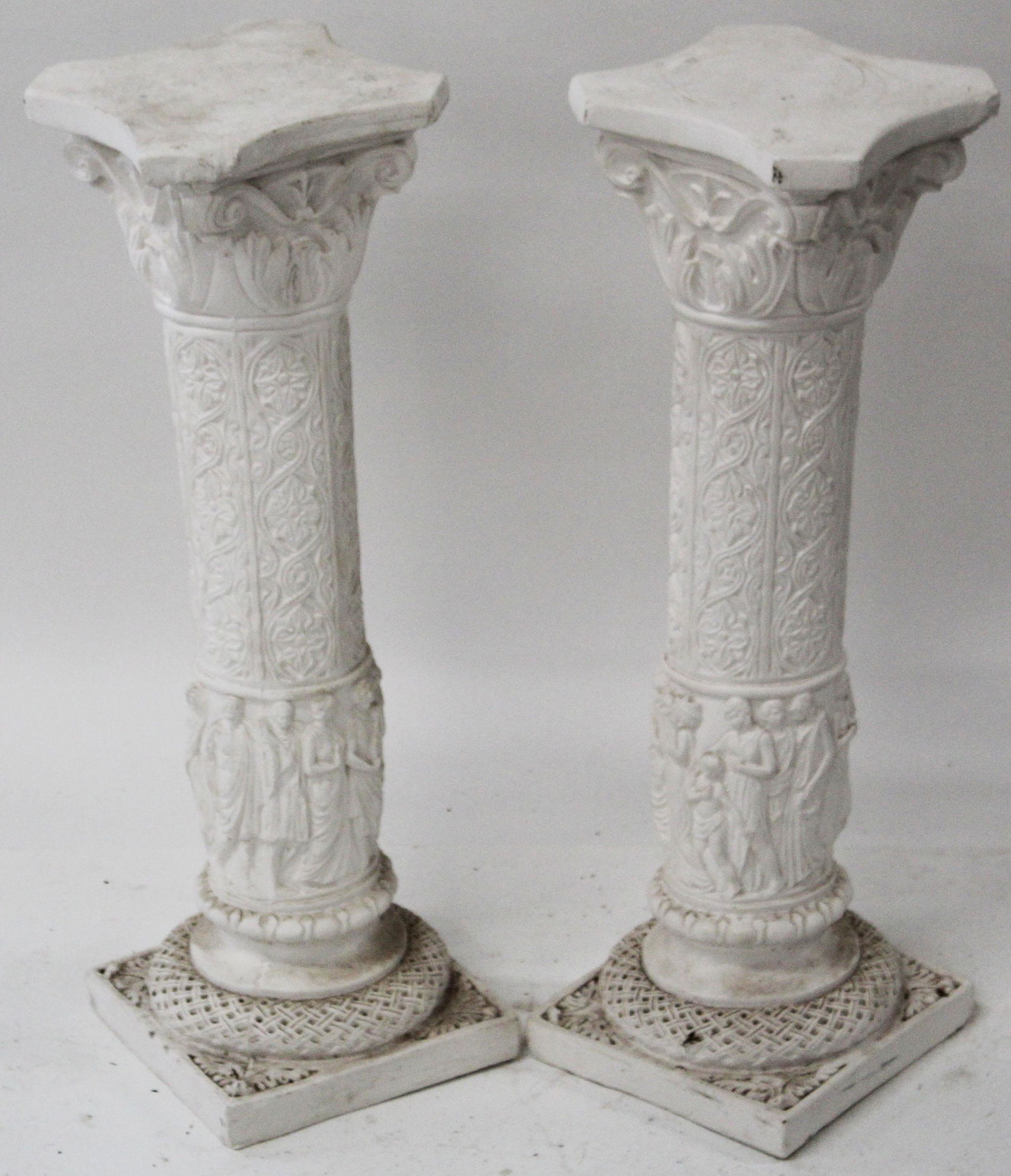 Pair of Neoclassical Plaster Plinths (1 of 5)