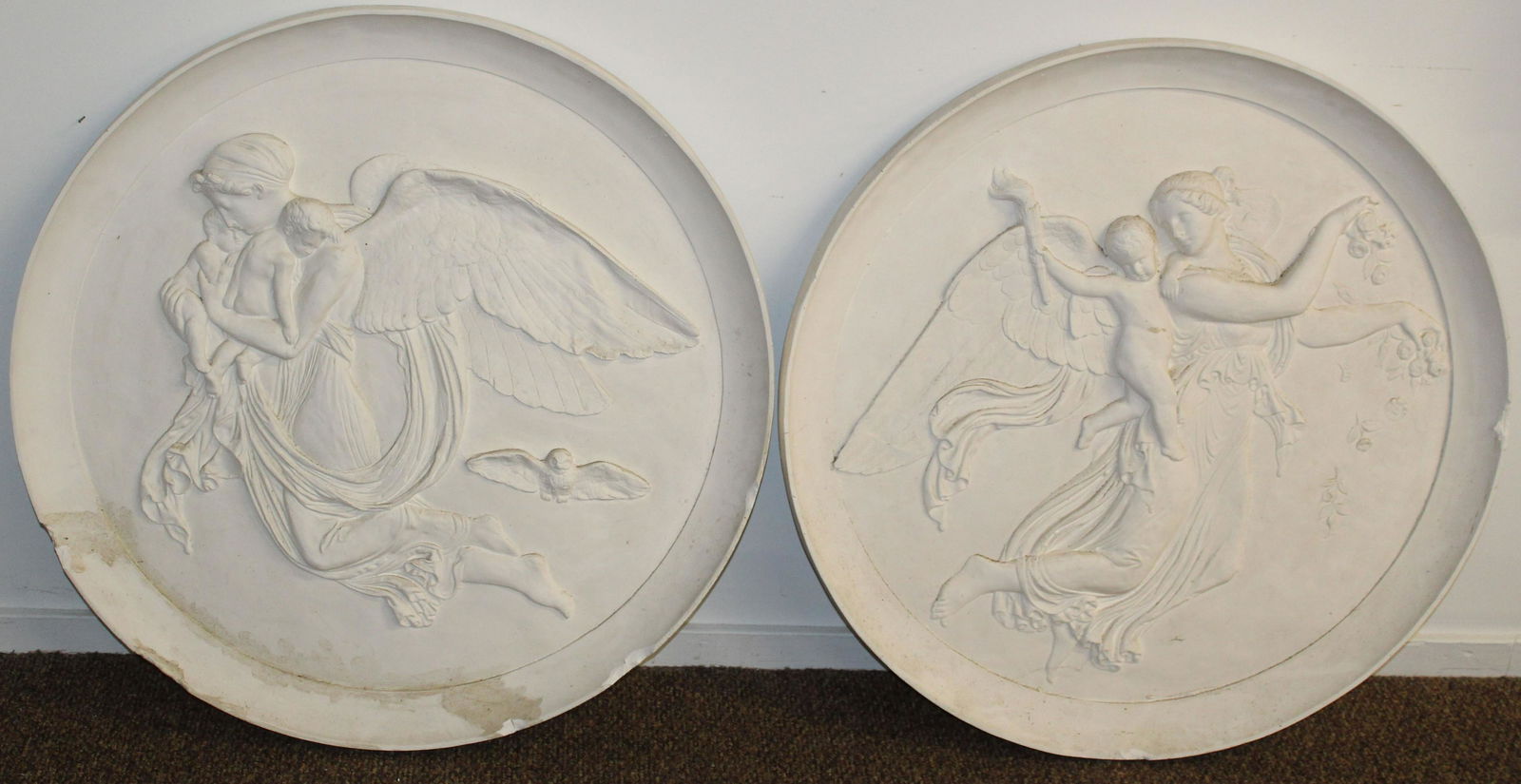 Two Architectural Plaster Reliefs after Bertel Thorvaldsen (1 of 5)