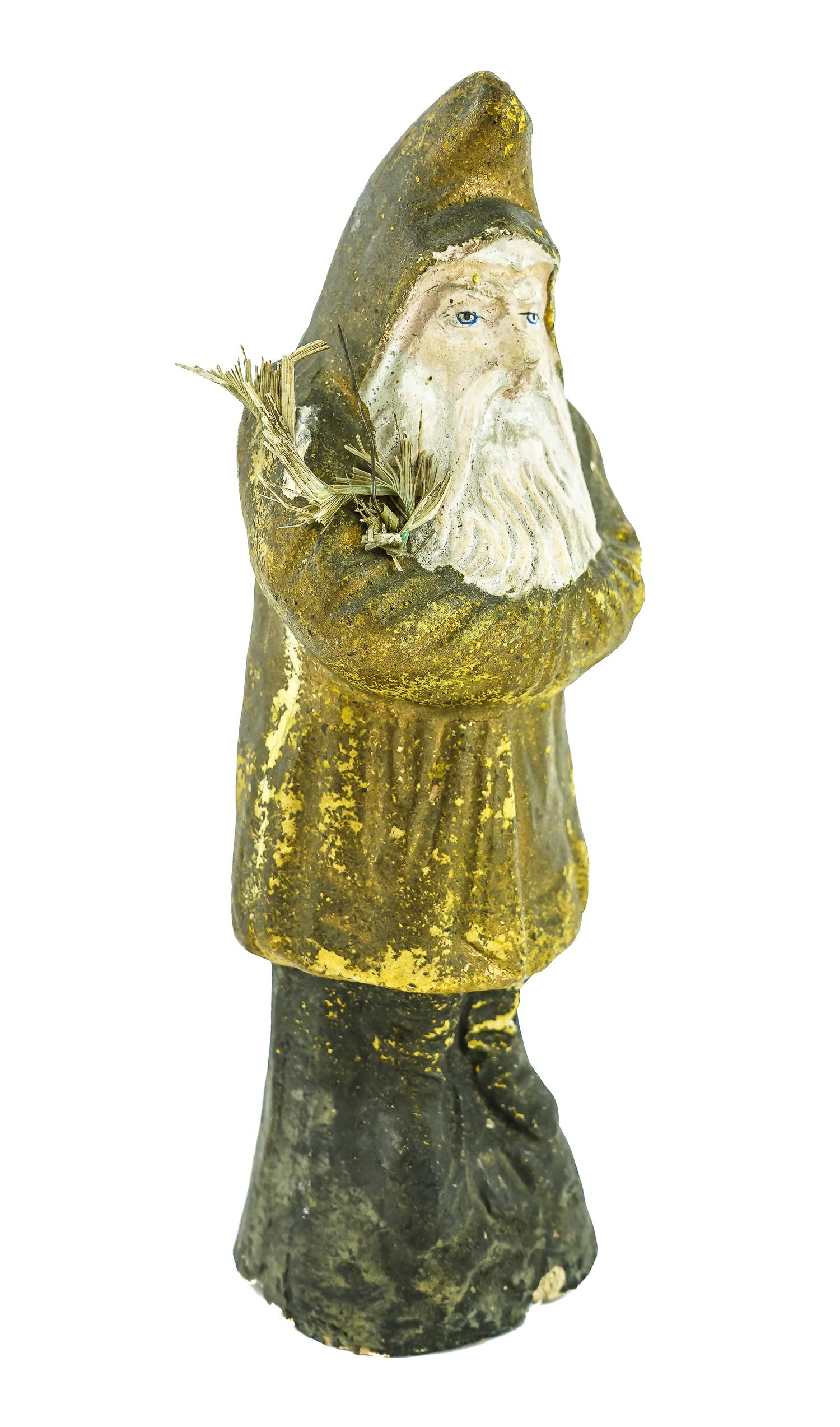 German Painted Composition Belsnickle Santa (1 of 4)