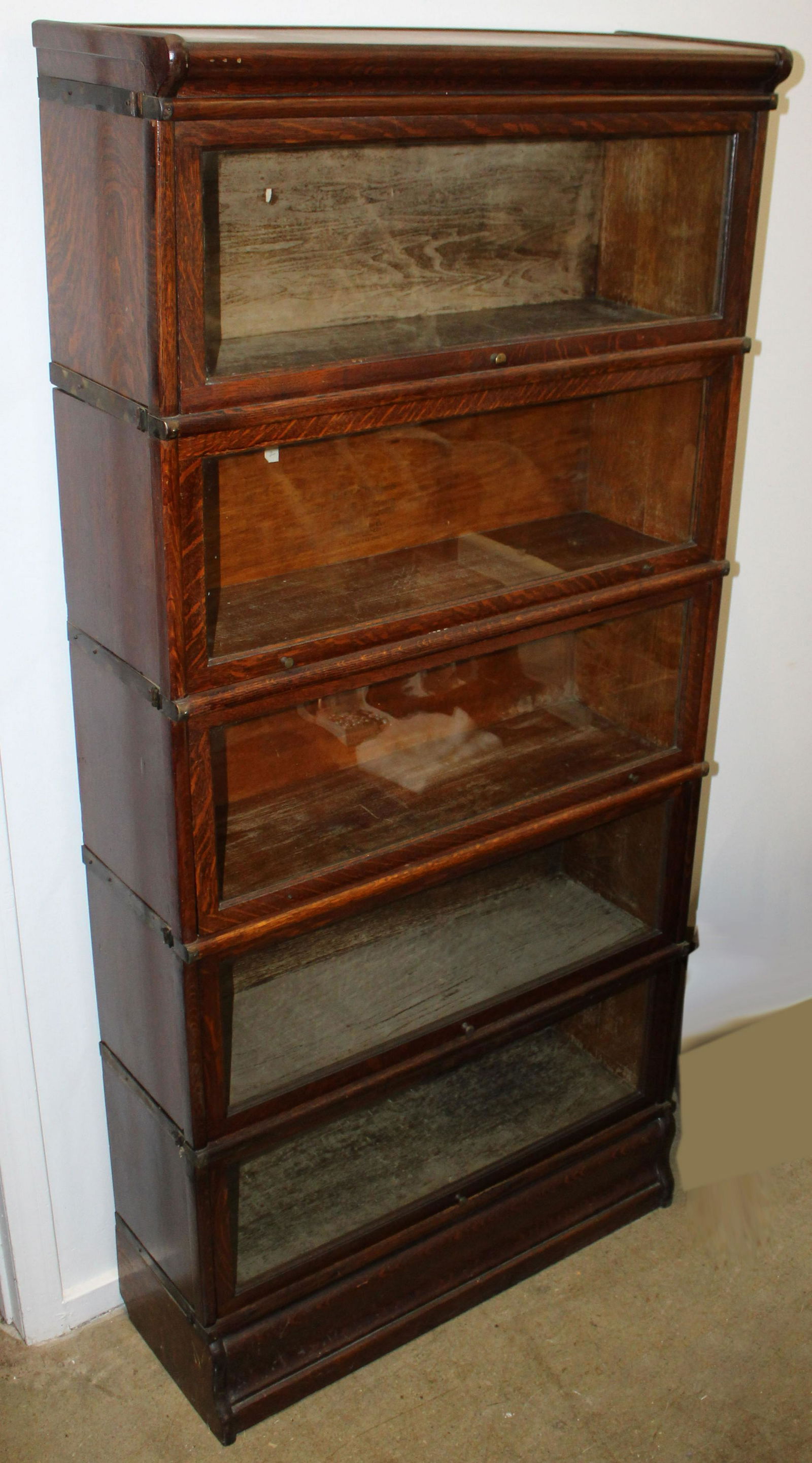 Five Section Barrister Bookcase (1 of 2)