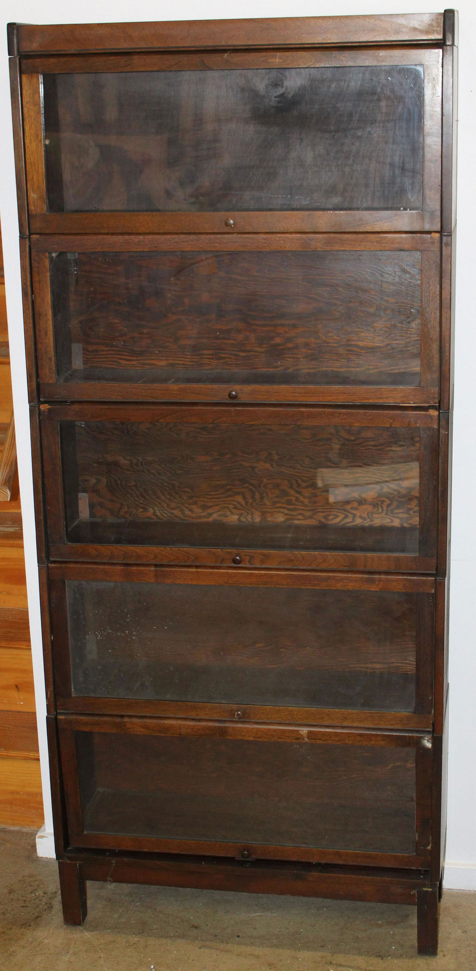 Five Section Stacking Barrister Bookcase (1 of 1)