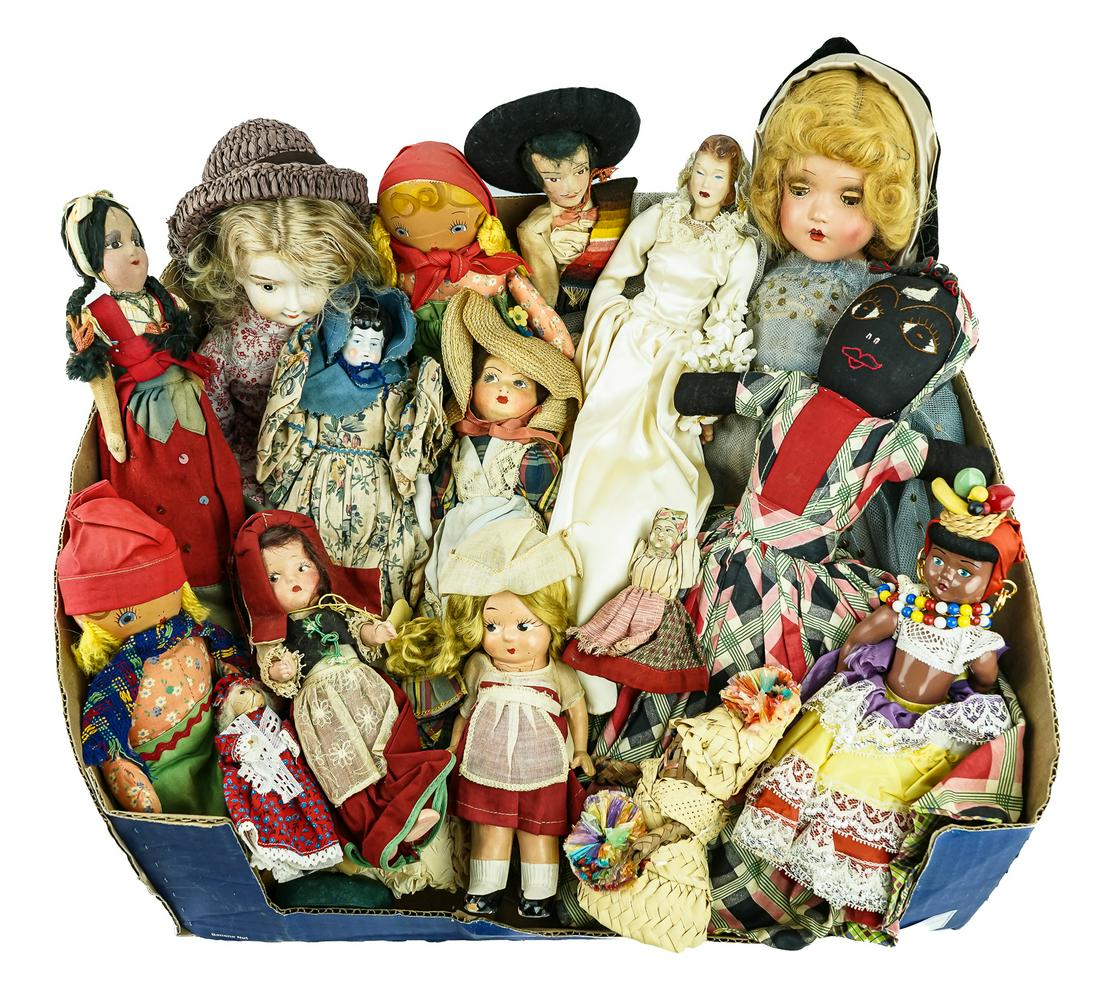 Dolls including Topsy Turvy, China, Plastic (1 of 1)