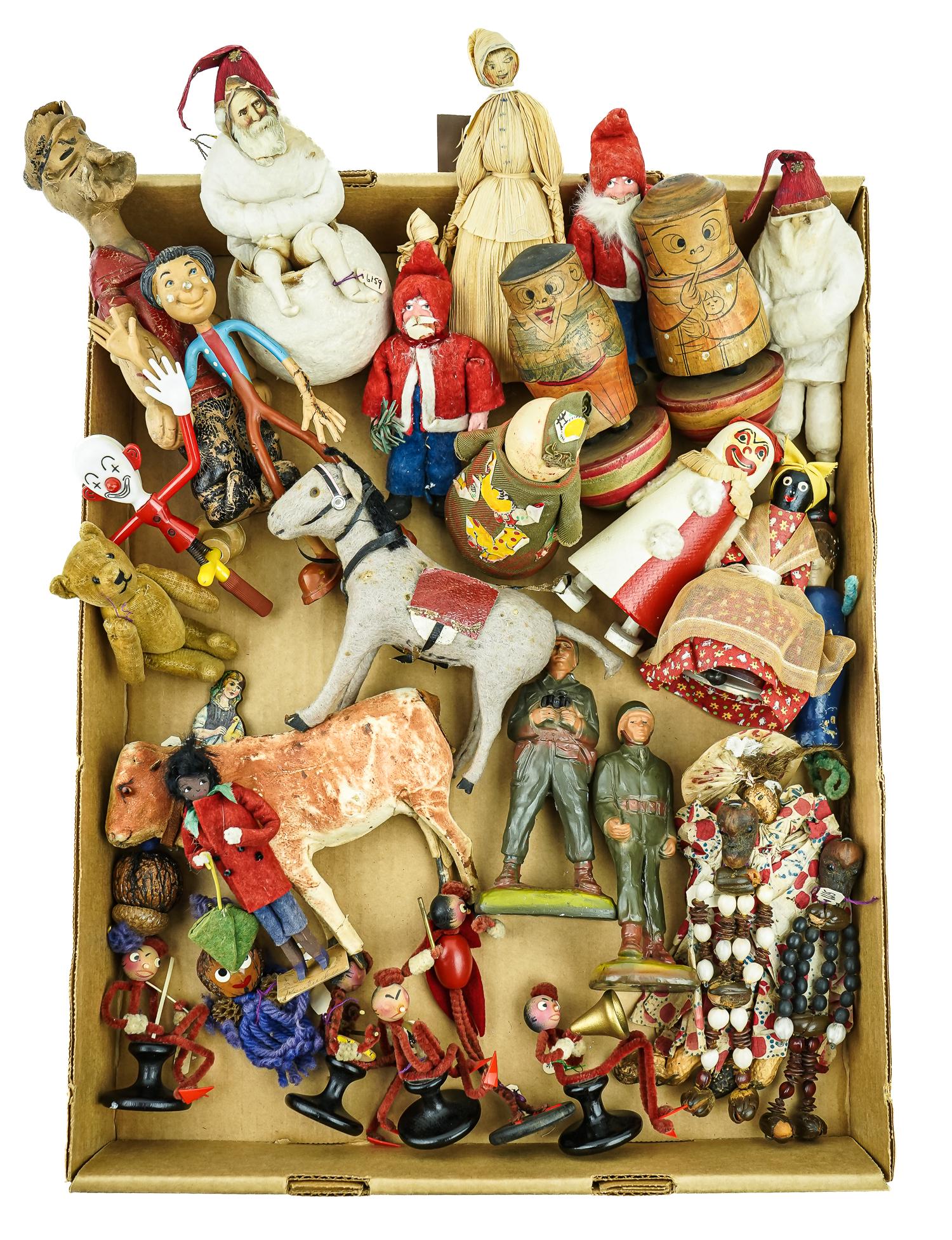 Santa's, Small Figures, Elastolins (1 of 1)