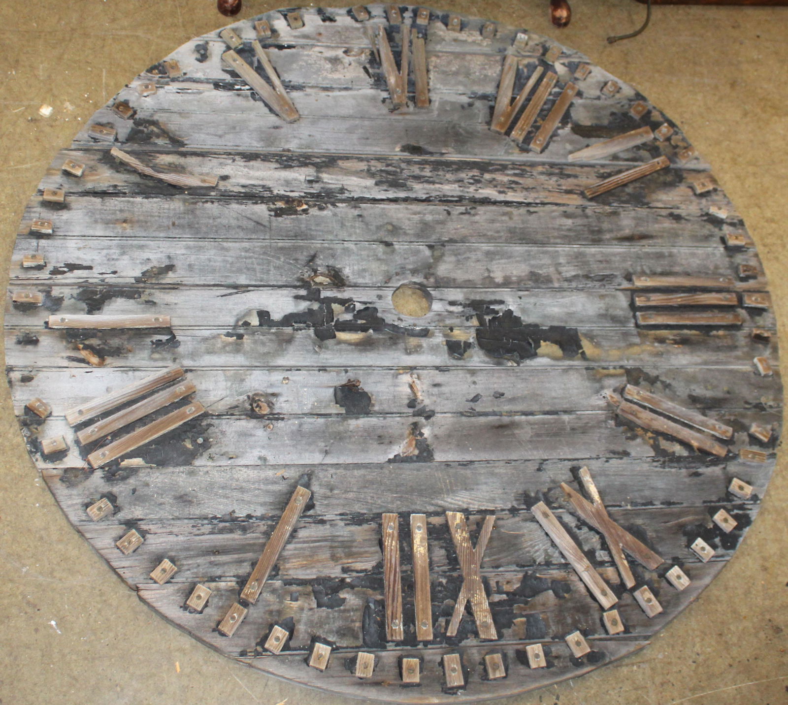 19thc C Clock Dial - Holly Hall Bristol VT (1 of 1)