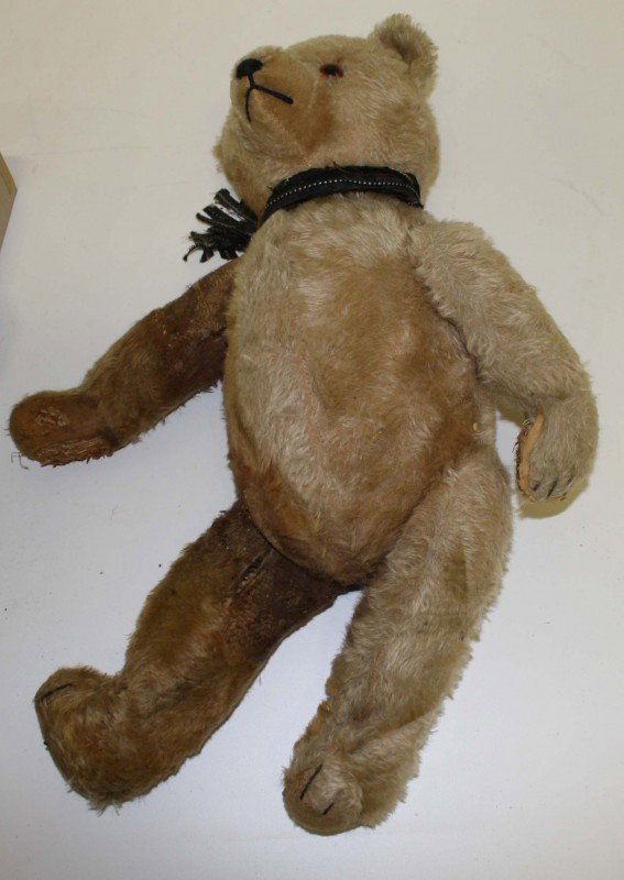 1920 20 inch Steiff mohair teddy bear- as found: 1920 20 inch Steiff mohair teddy bear- as found
