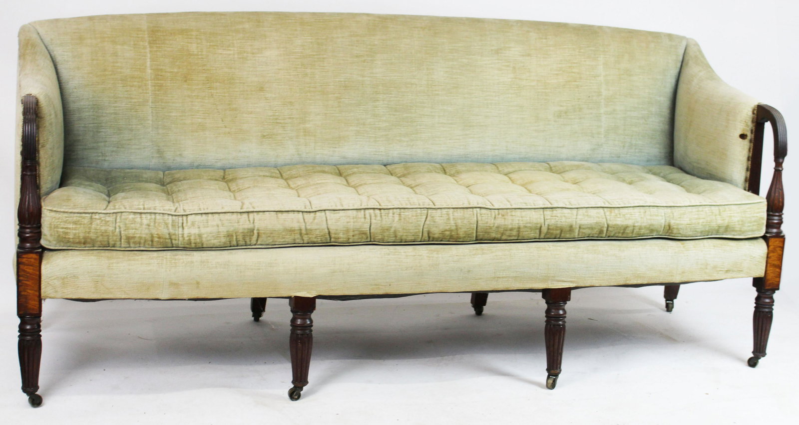 Ca. 1820  New England Mahogany Sofa (1 of 6)