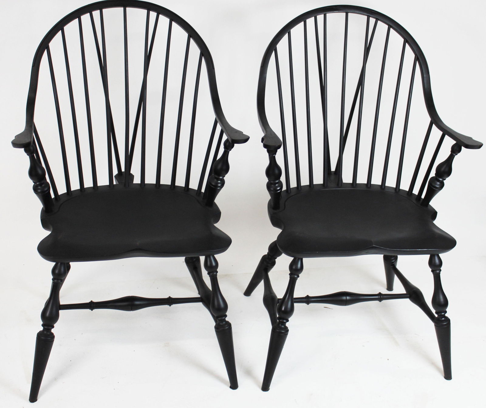 Five Bench Made Bowback Windsor Chairs