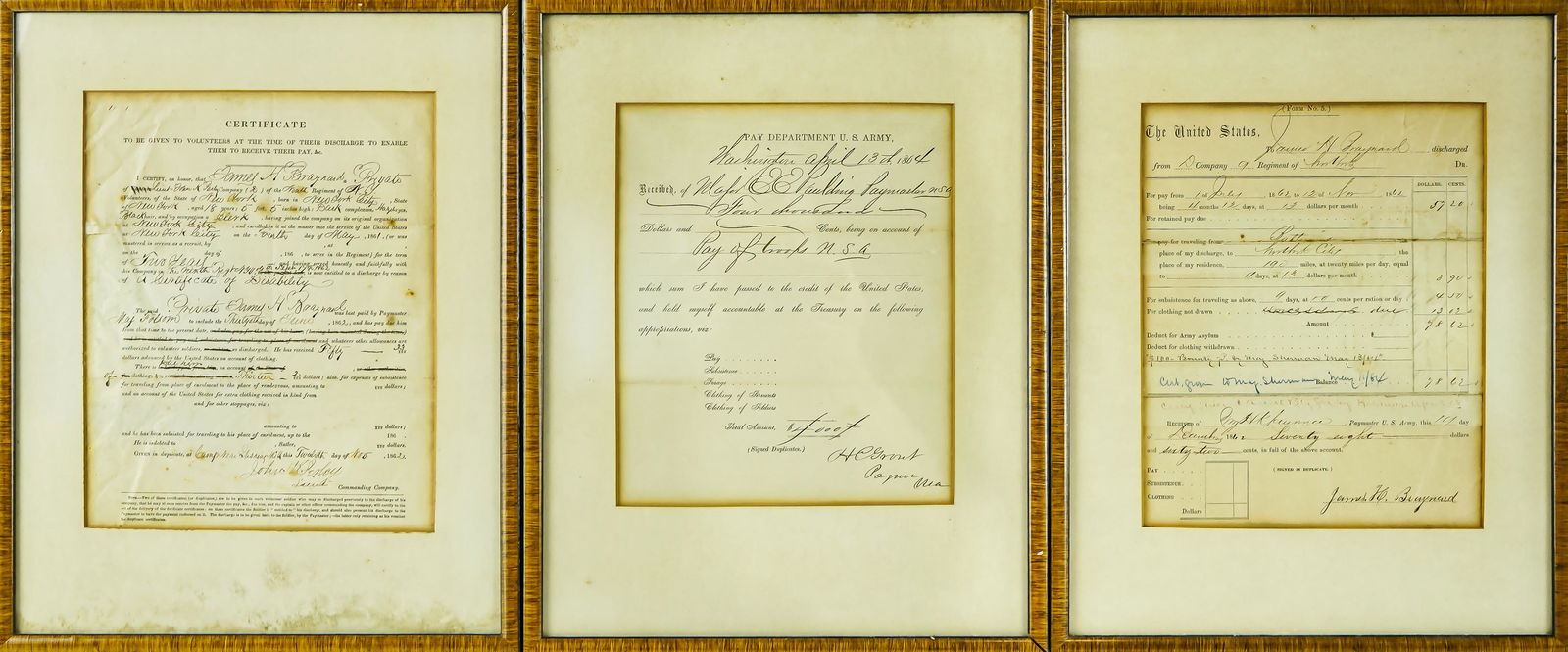 1862, 1864 Civil War Pay Certificates (1 of 10)