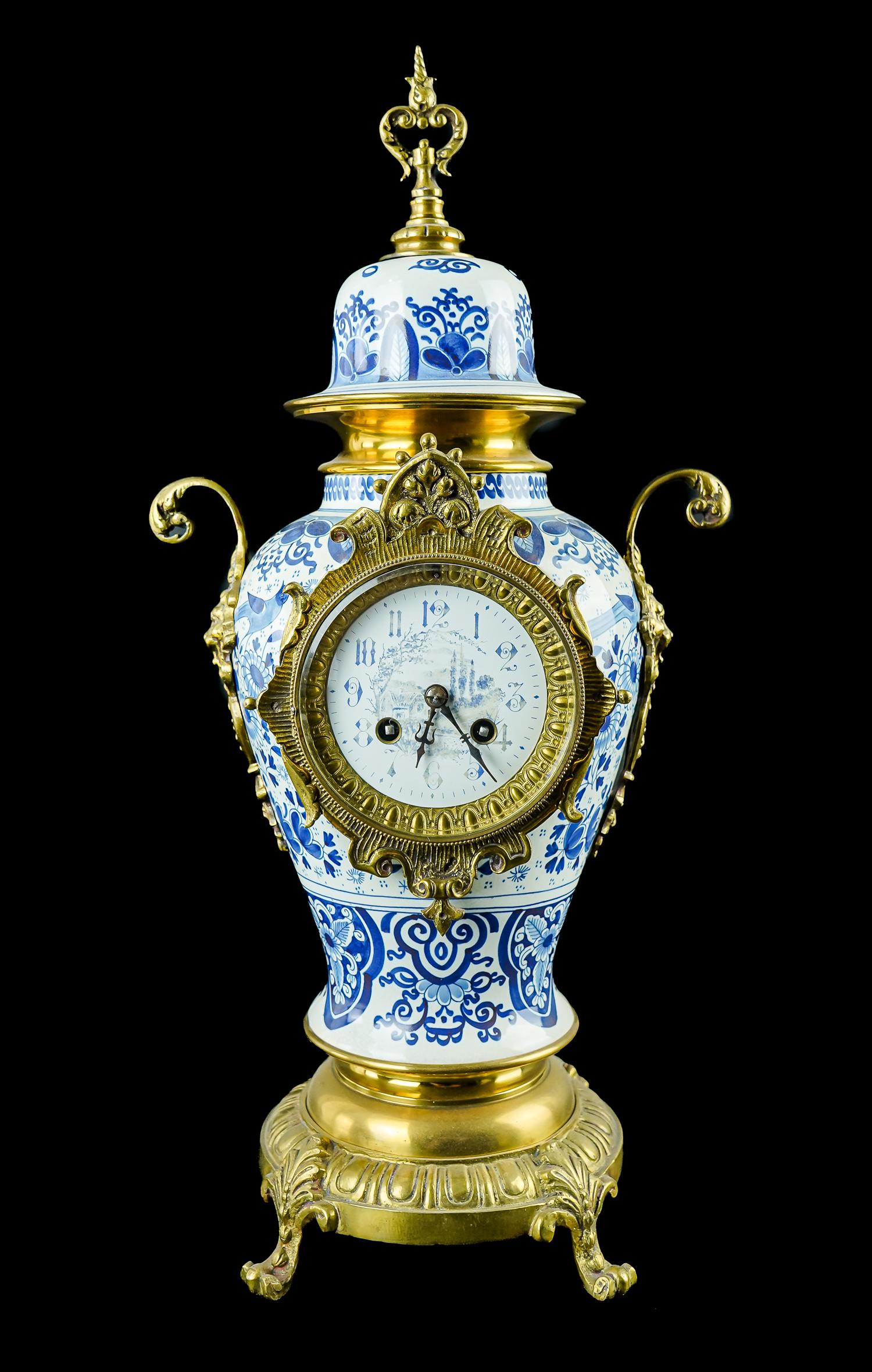 Dutch Gilt Girondole Clock (1 of 4)