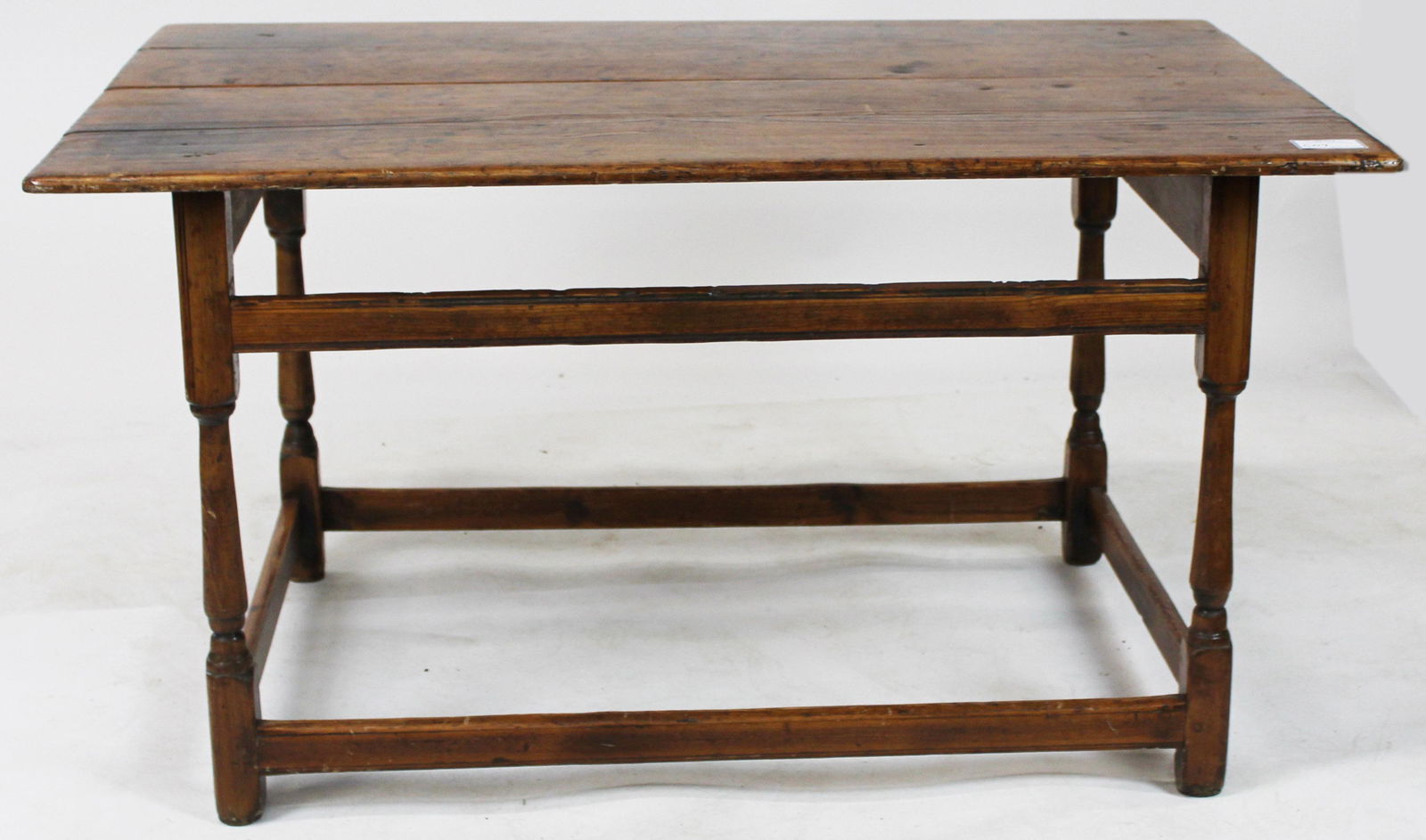18th c Queen Anne Pine Tavern Table (1 of 3)