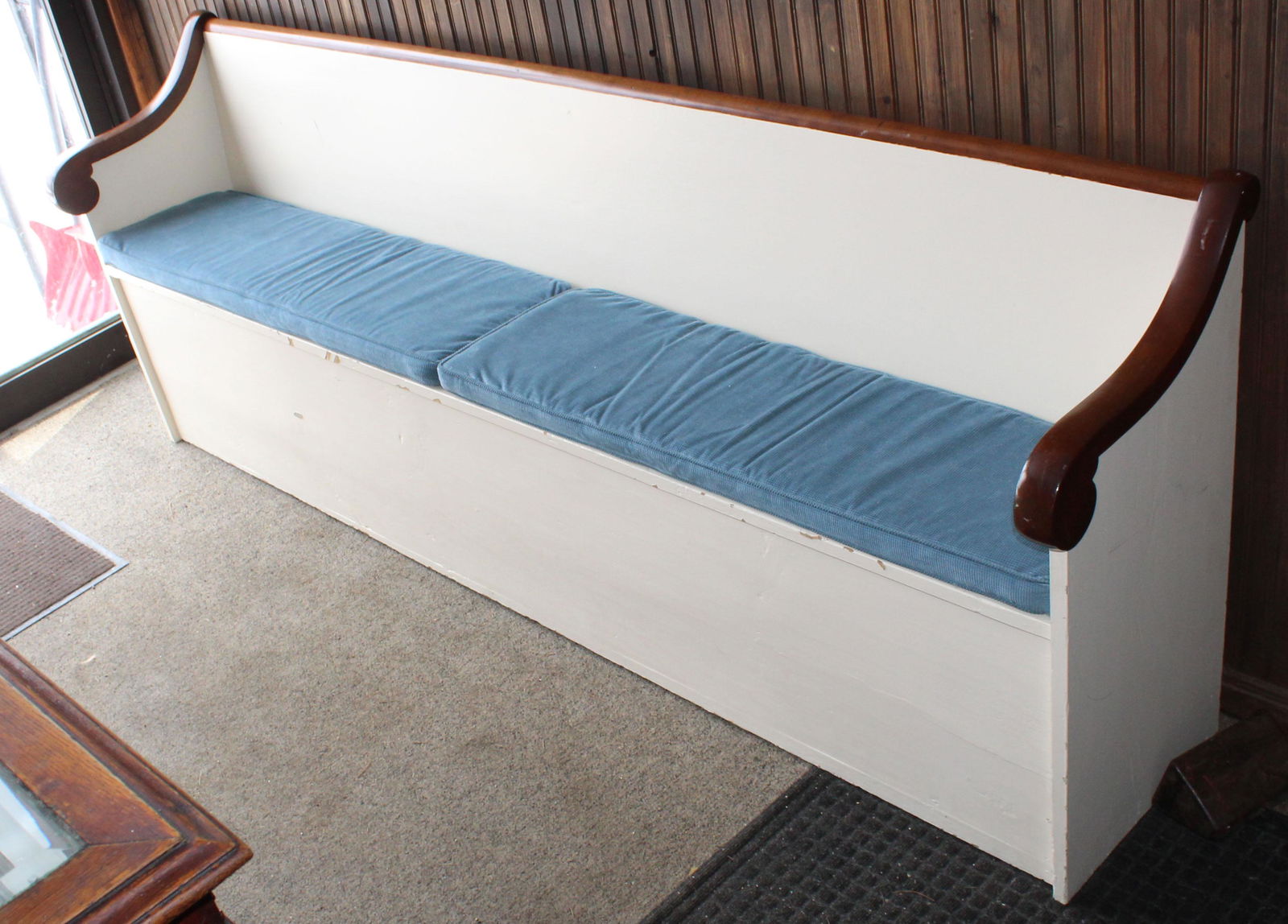 19th c Church Pew from York, ME (1 of 2)