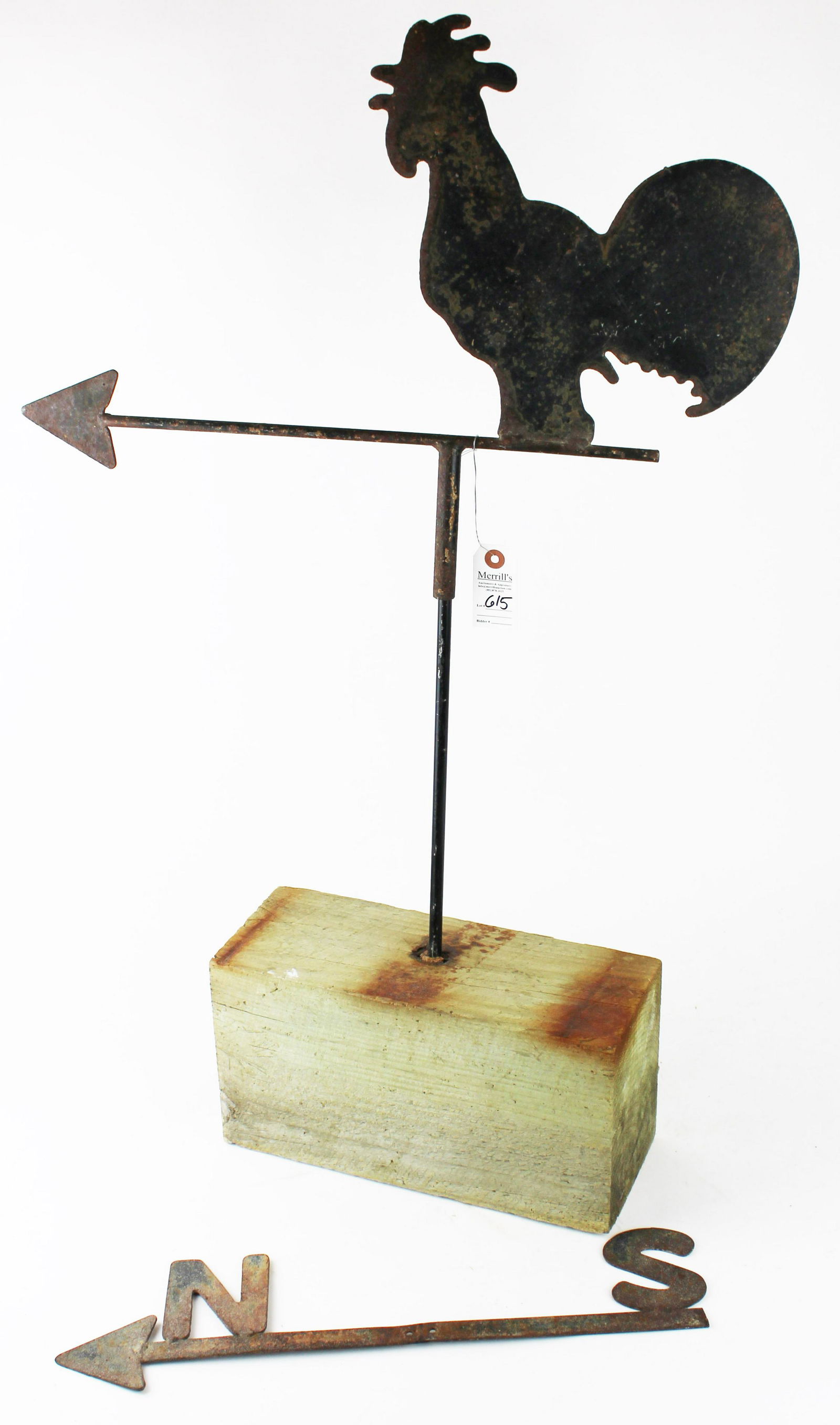 Sheet Steel Rooster Weathervane (1 of 3)