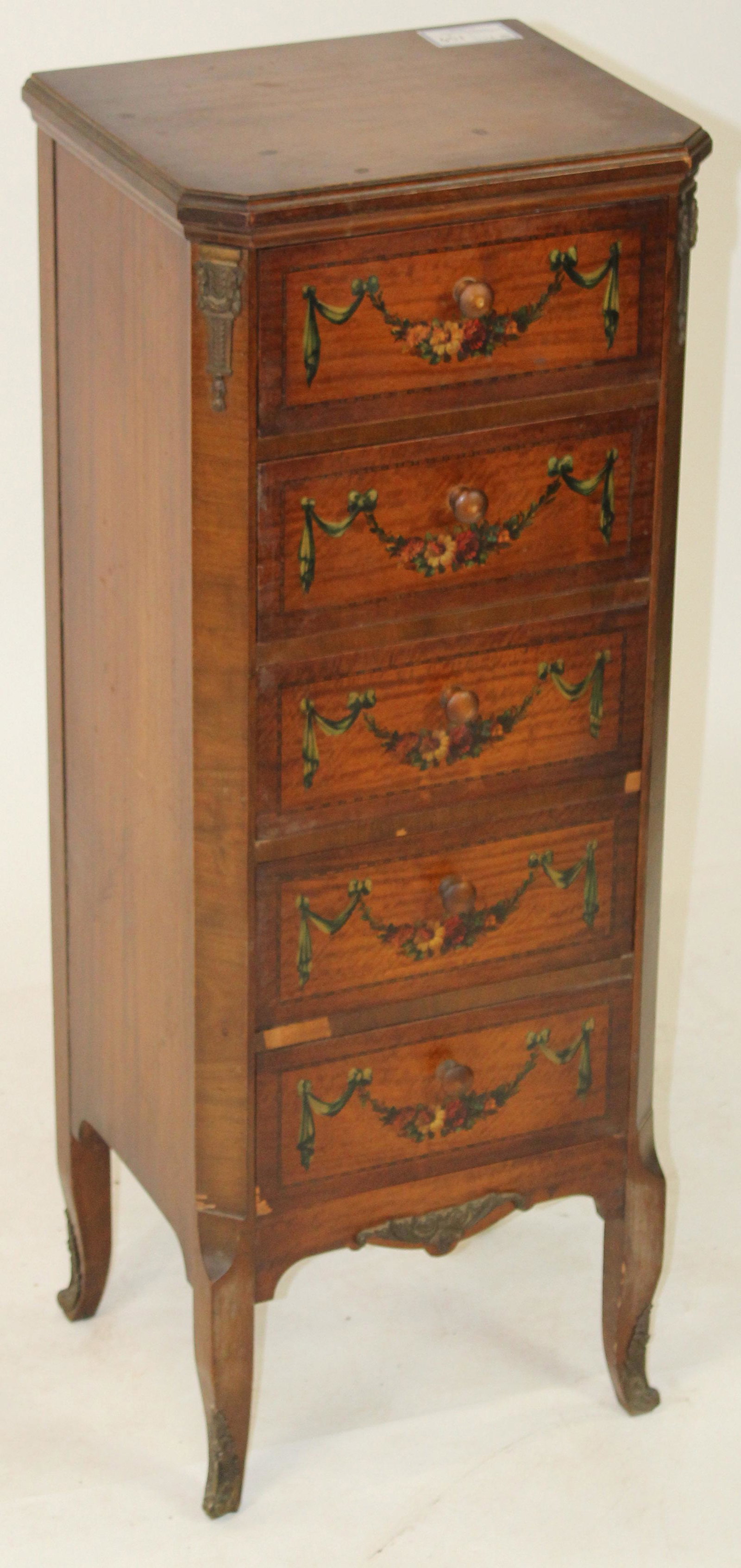 Petite Custom Mahogany Lingerie Chest (1 of 2)