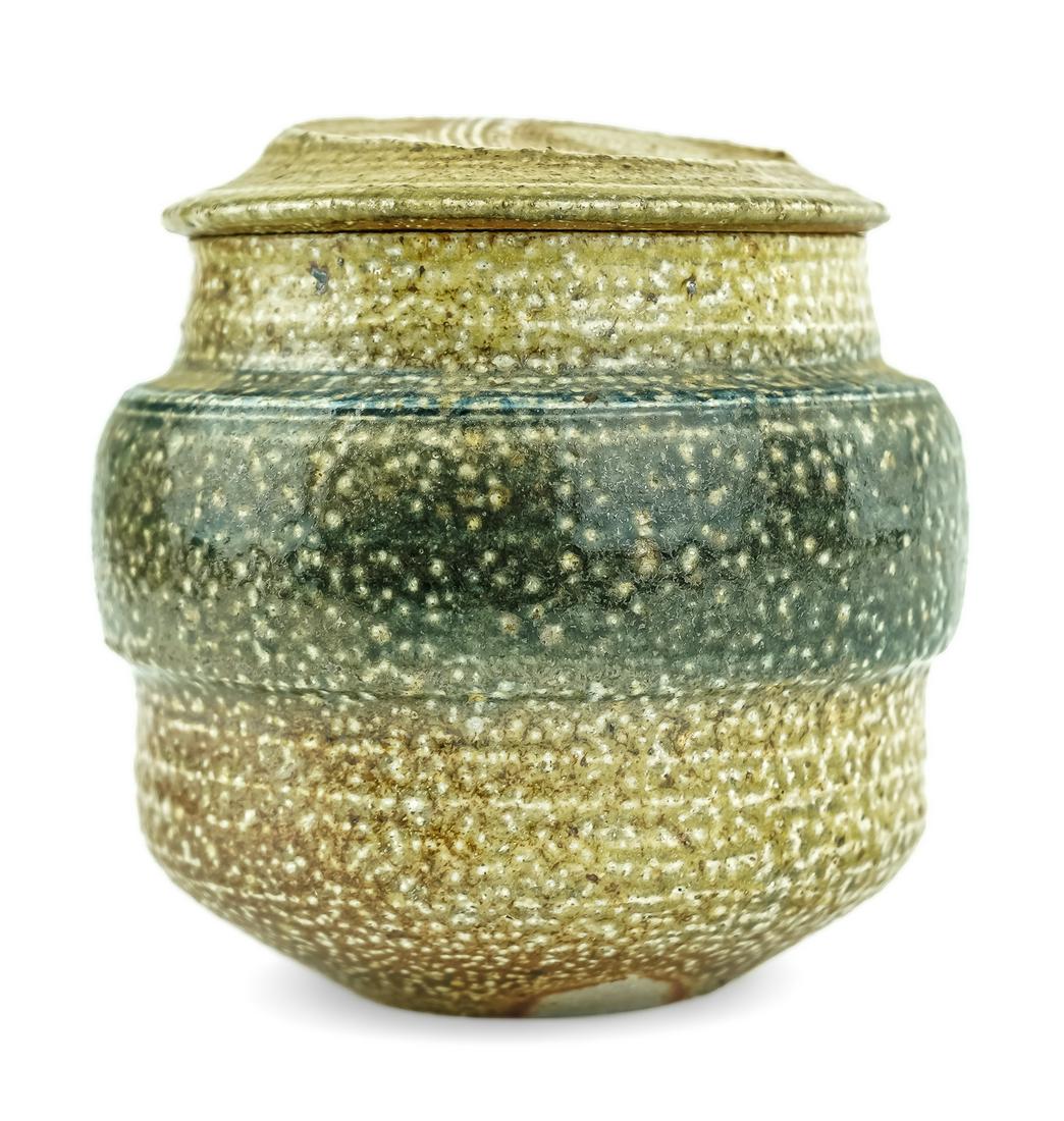 Karen Karnes Stoneware Jar with Lid (1 of 5)