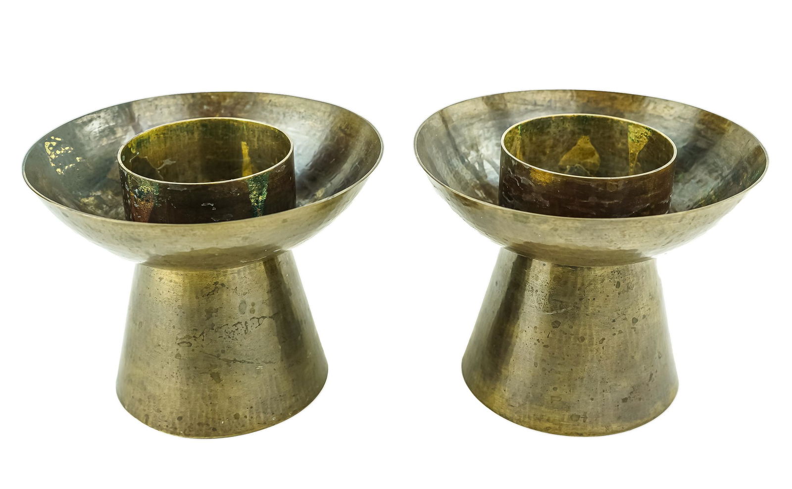 Dirk Van Erp Brass Candle Holders (1 of 4)