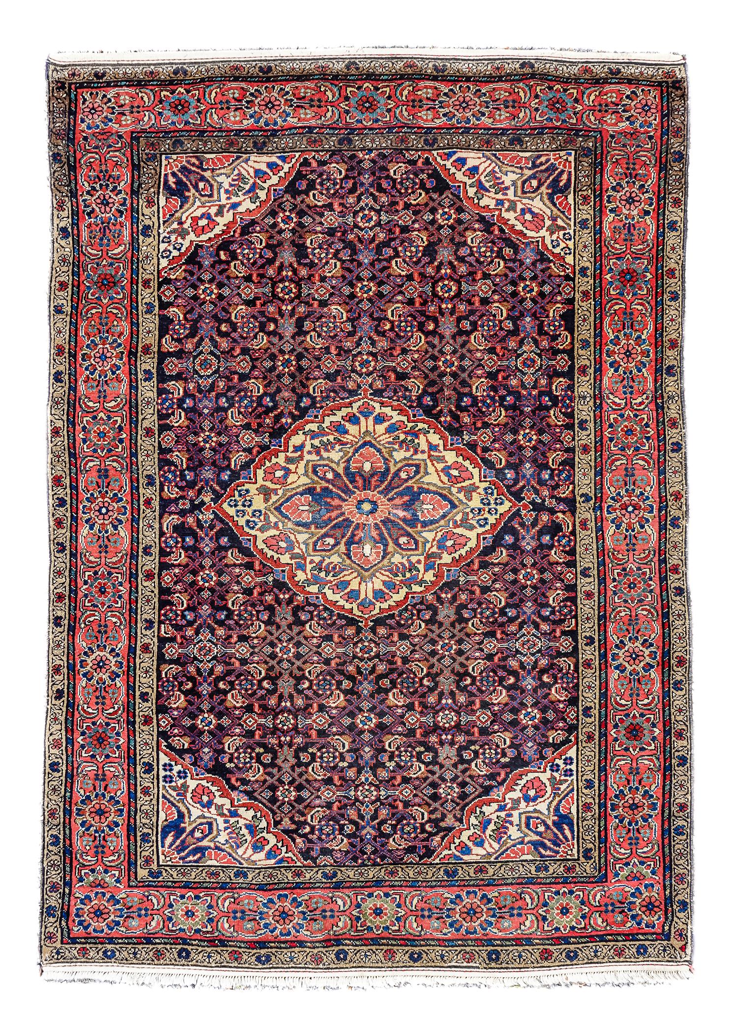 Tabriz Area Rug with Center Medallion (1 of 4)