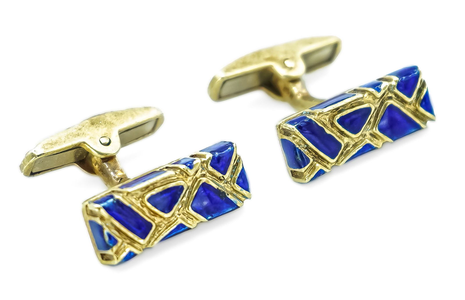 14k & Enamel Men's Cufflinks (1 of 2)