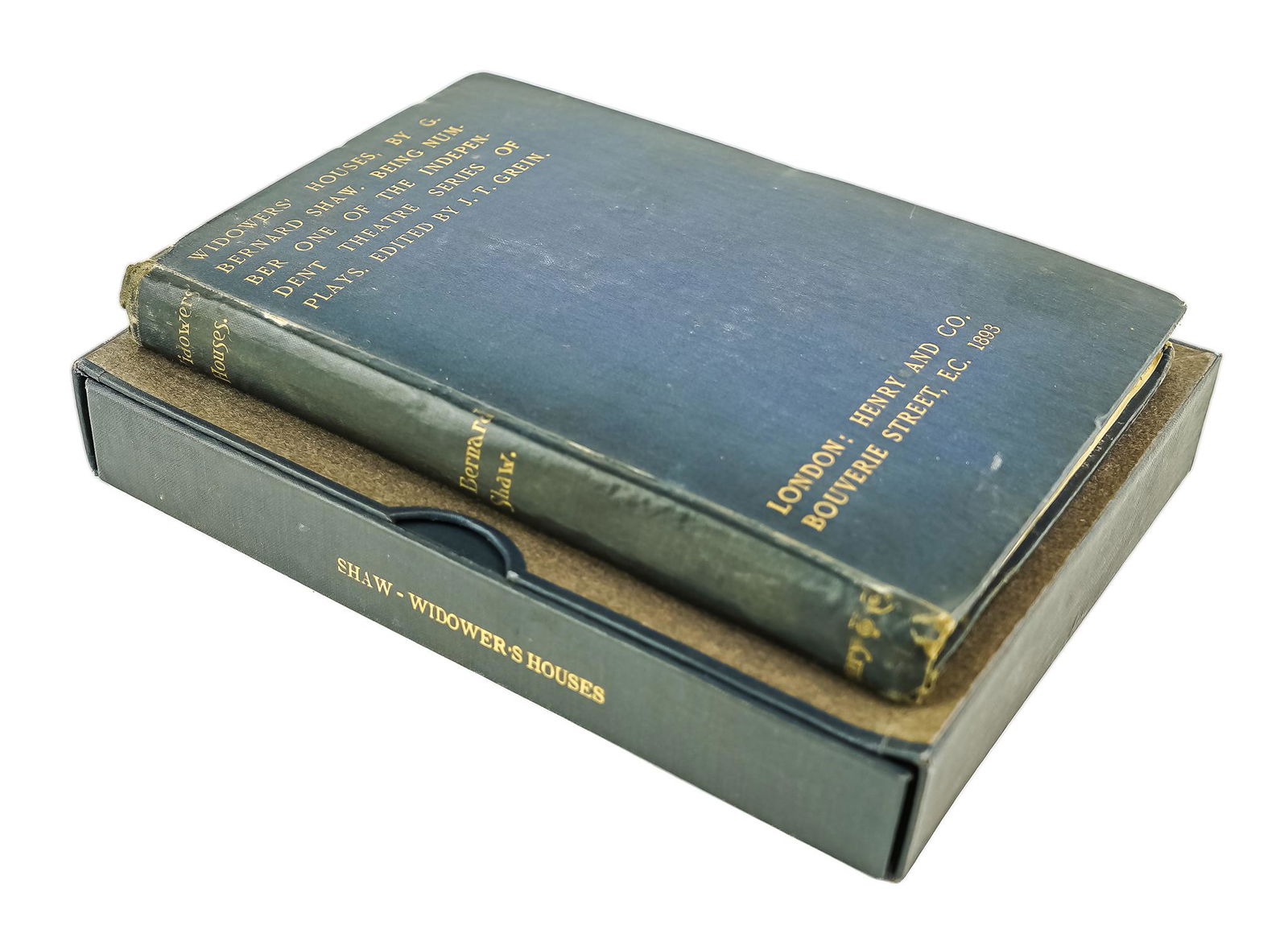 1893 George Bernard Shaw Widower's Houses (1 of 3)