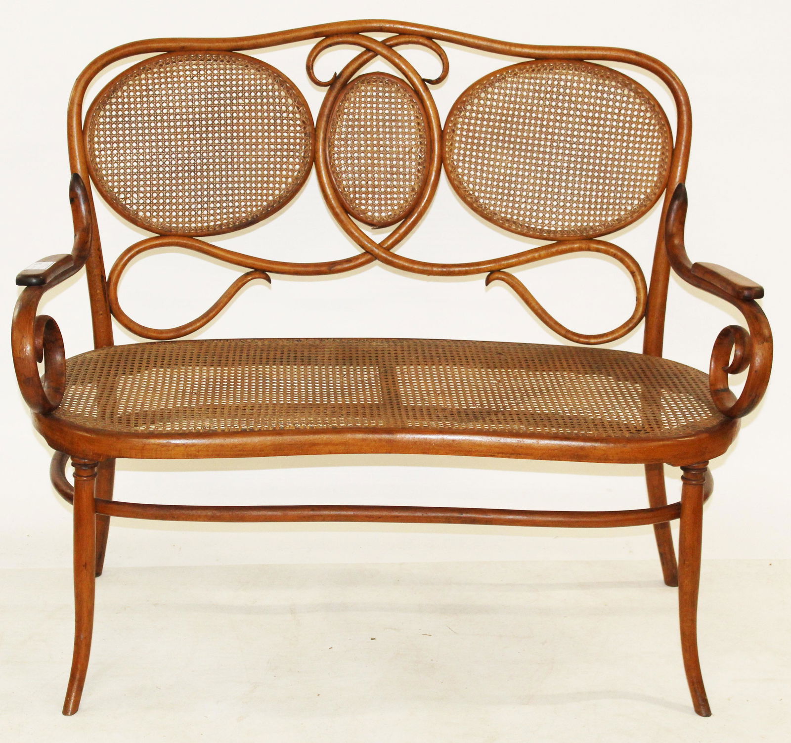 Kohn Austria Bentwood Settee (1 of 3)