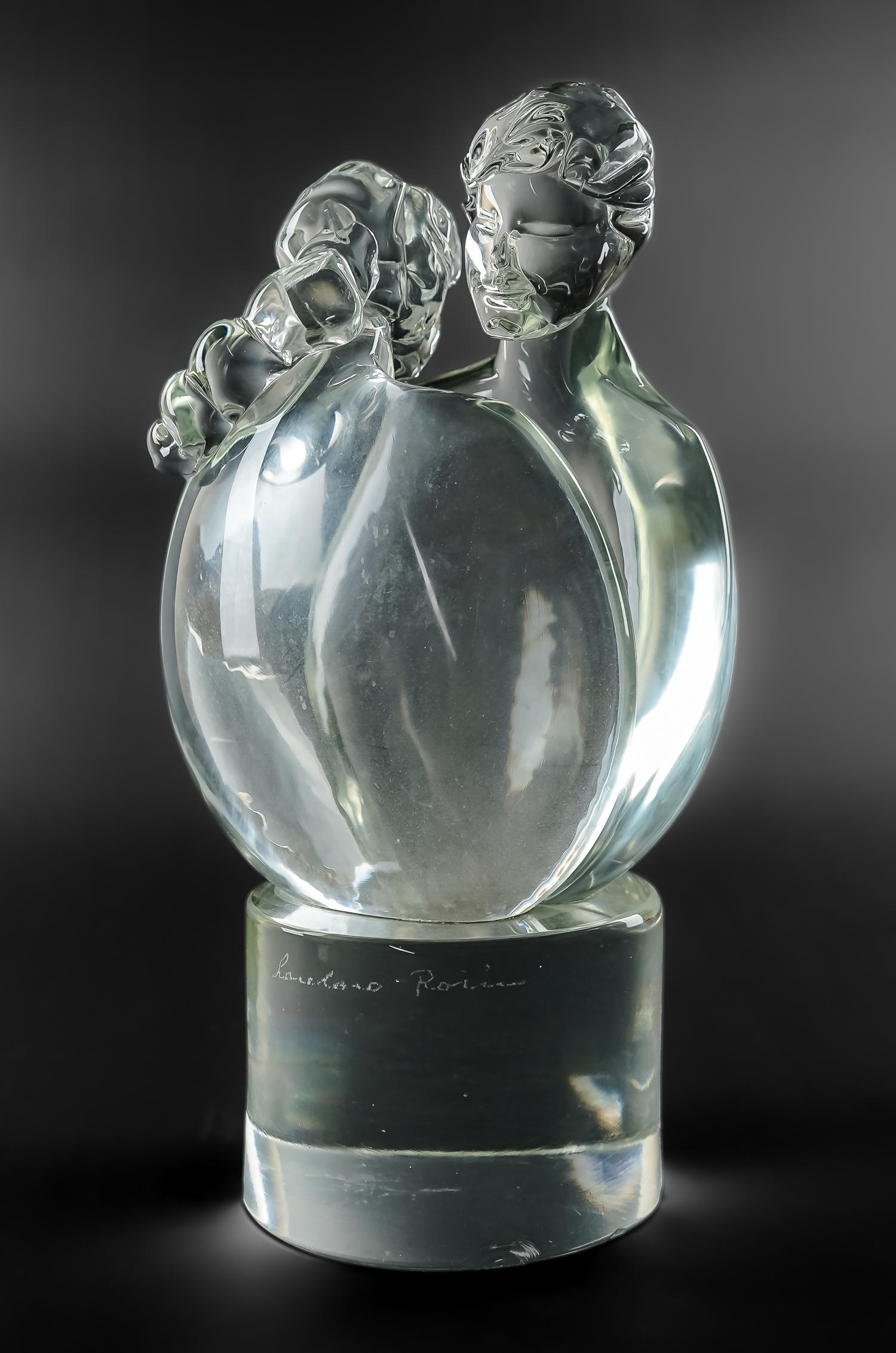 Loredano Rosin Lover's Embrace Glass Sculpture (1 of 4)
