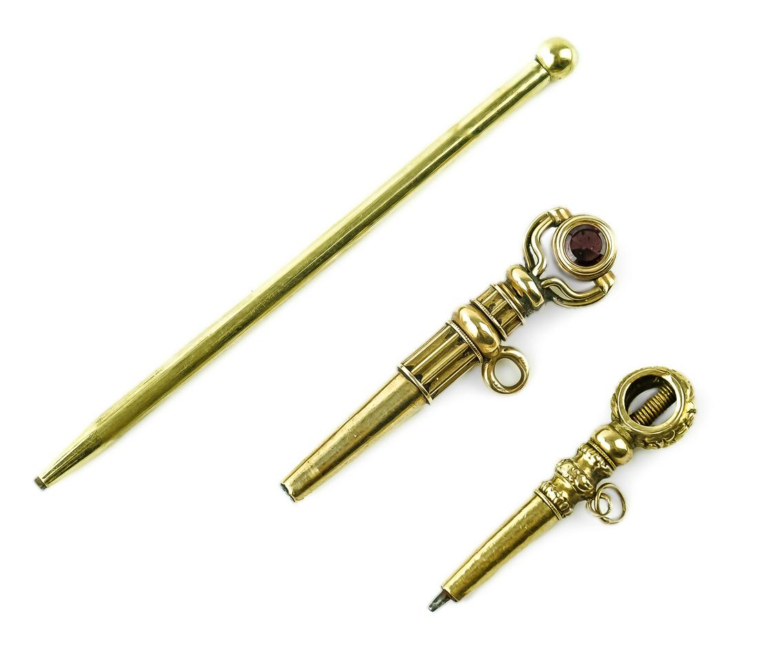 3 14k Yellow Gold Pencils (1 of 1)