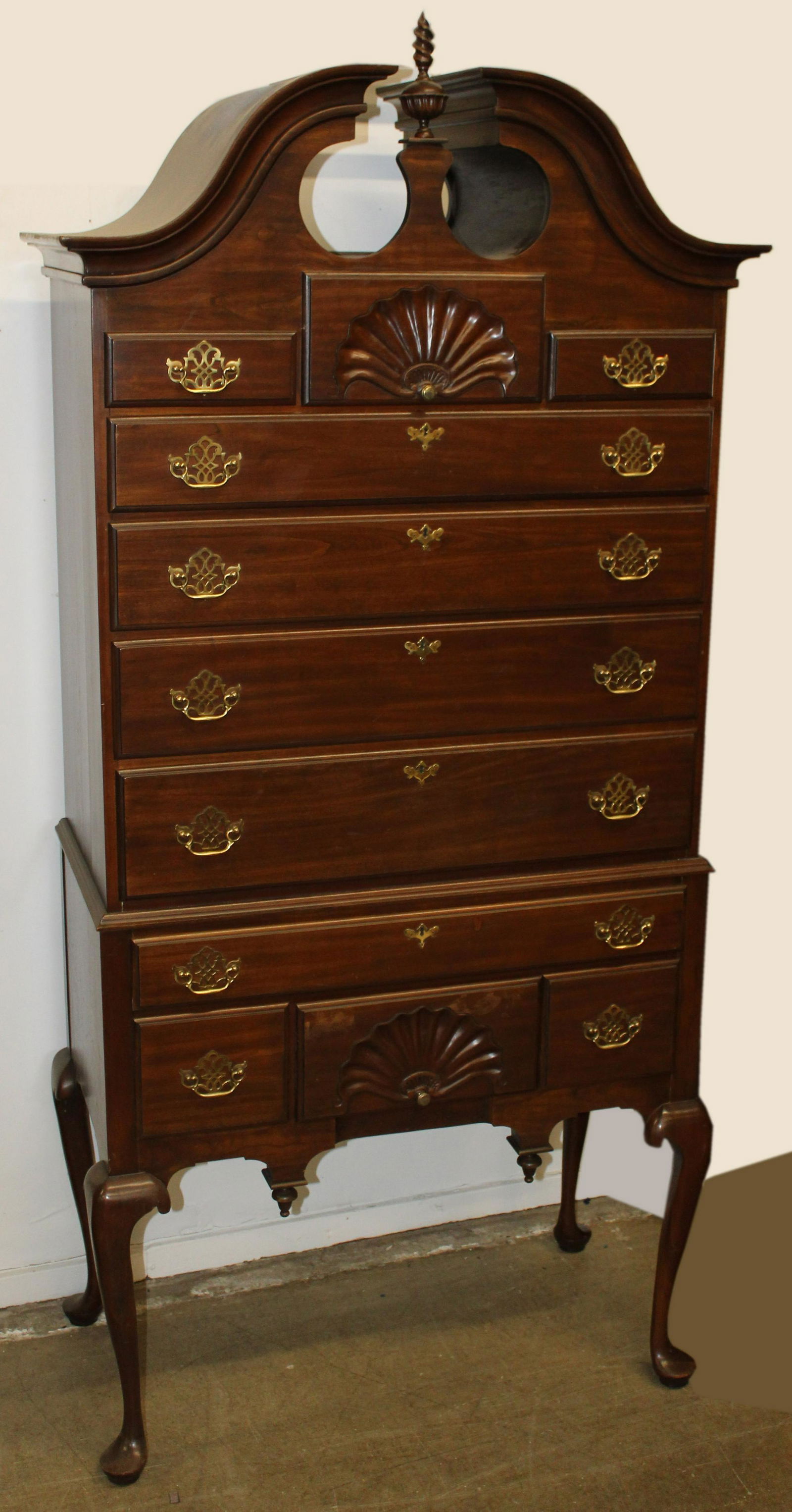 Custom Bonnet Top Highboy (1 of 3)