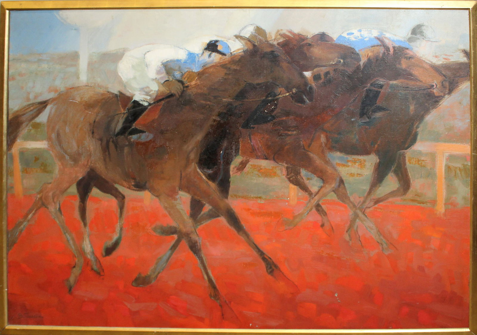 Bernard Taurelle (FR 1931-) Day at The Races (1 of 5)