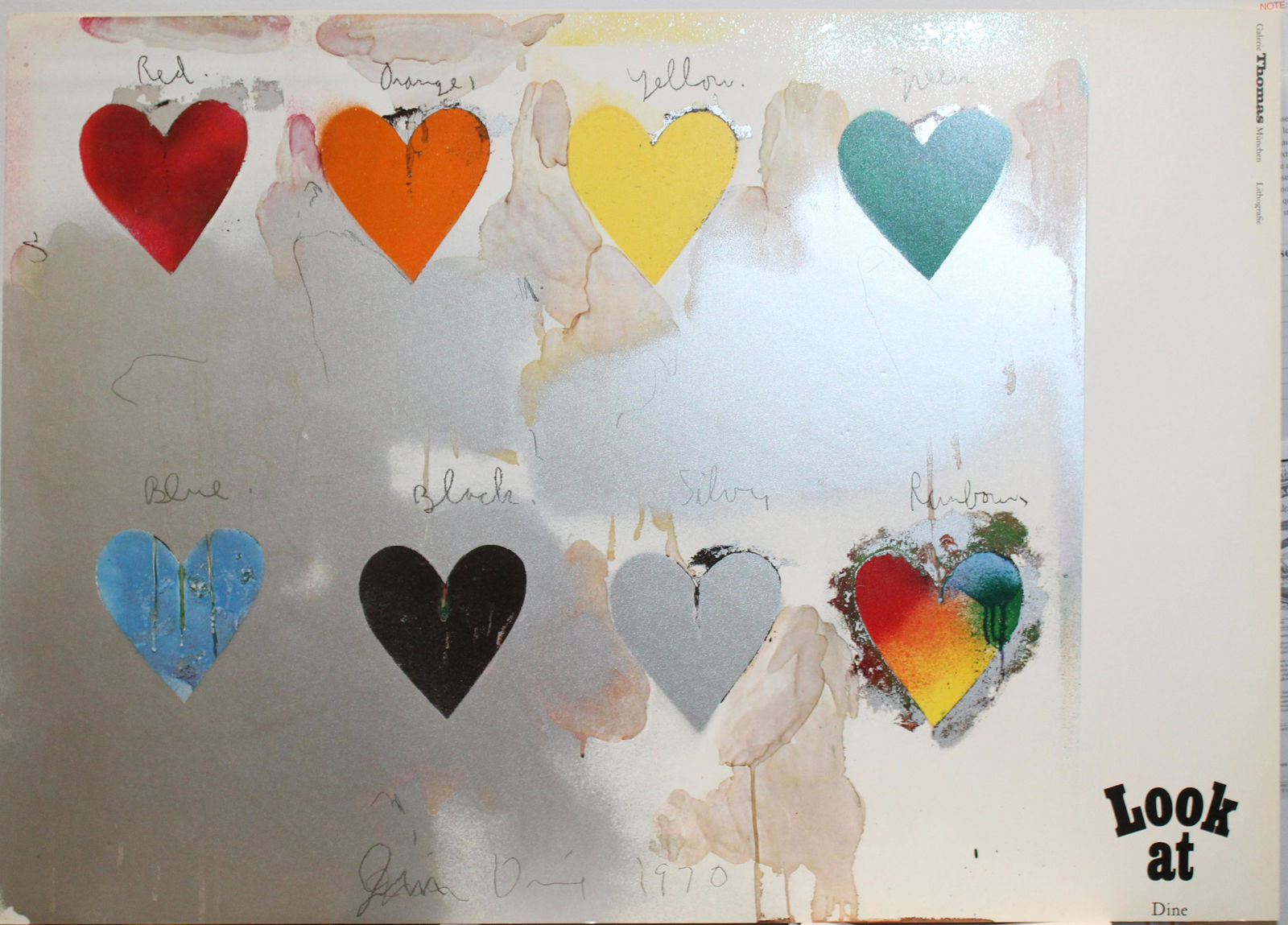 Jim Dine (AM 1940-) Hearts (1 of 4)