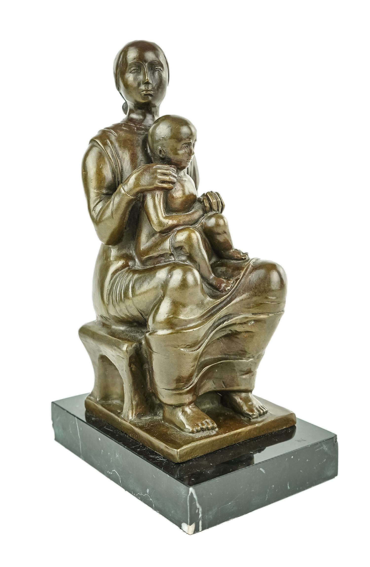 Henry Moore Bronze Woman and Child (1 of 4)