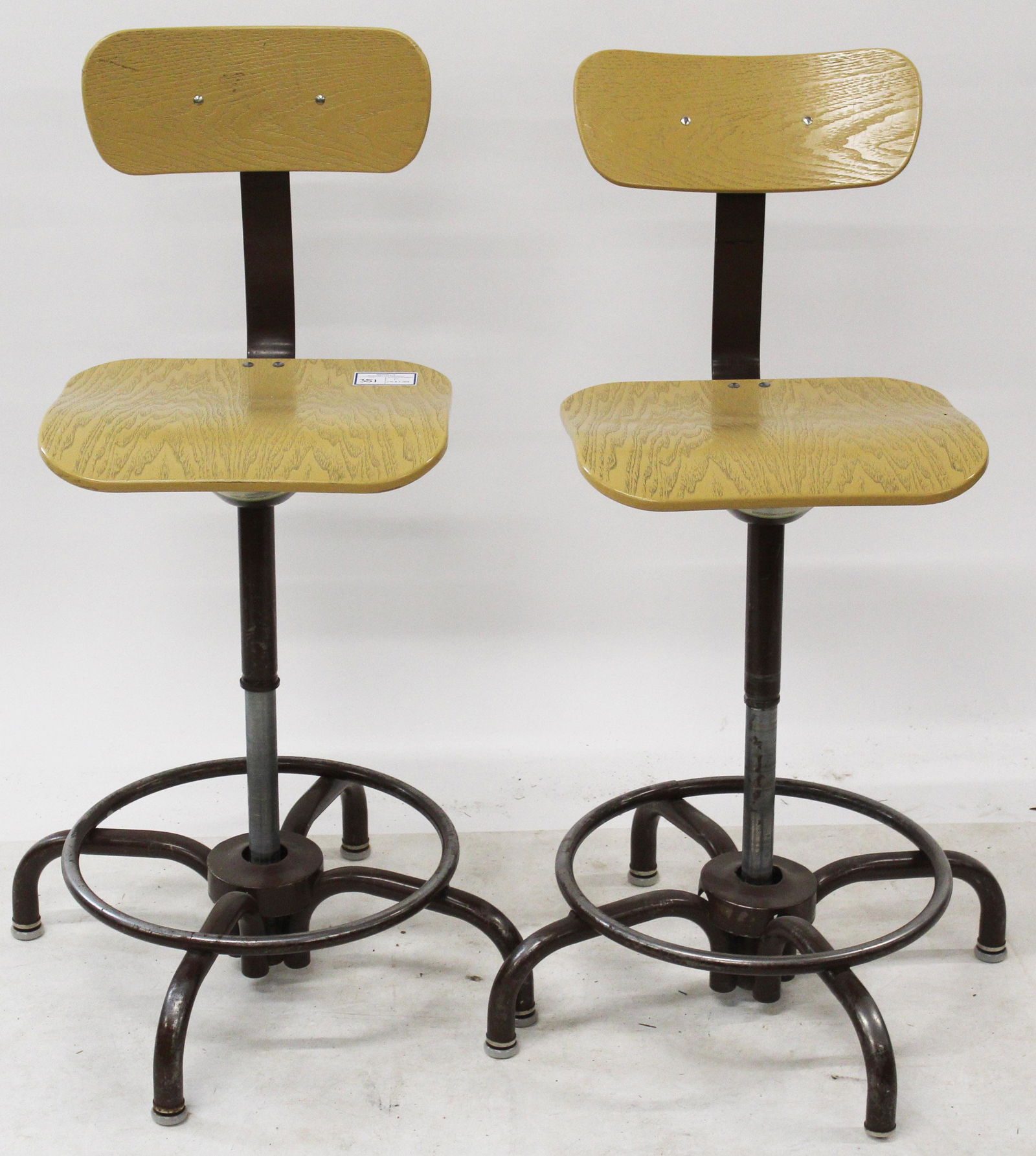 Pair of Industrial Stools (1 of 1)