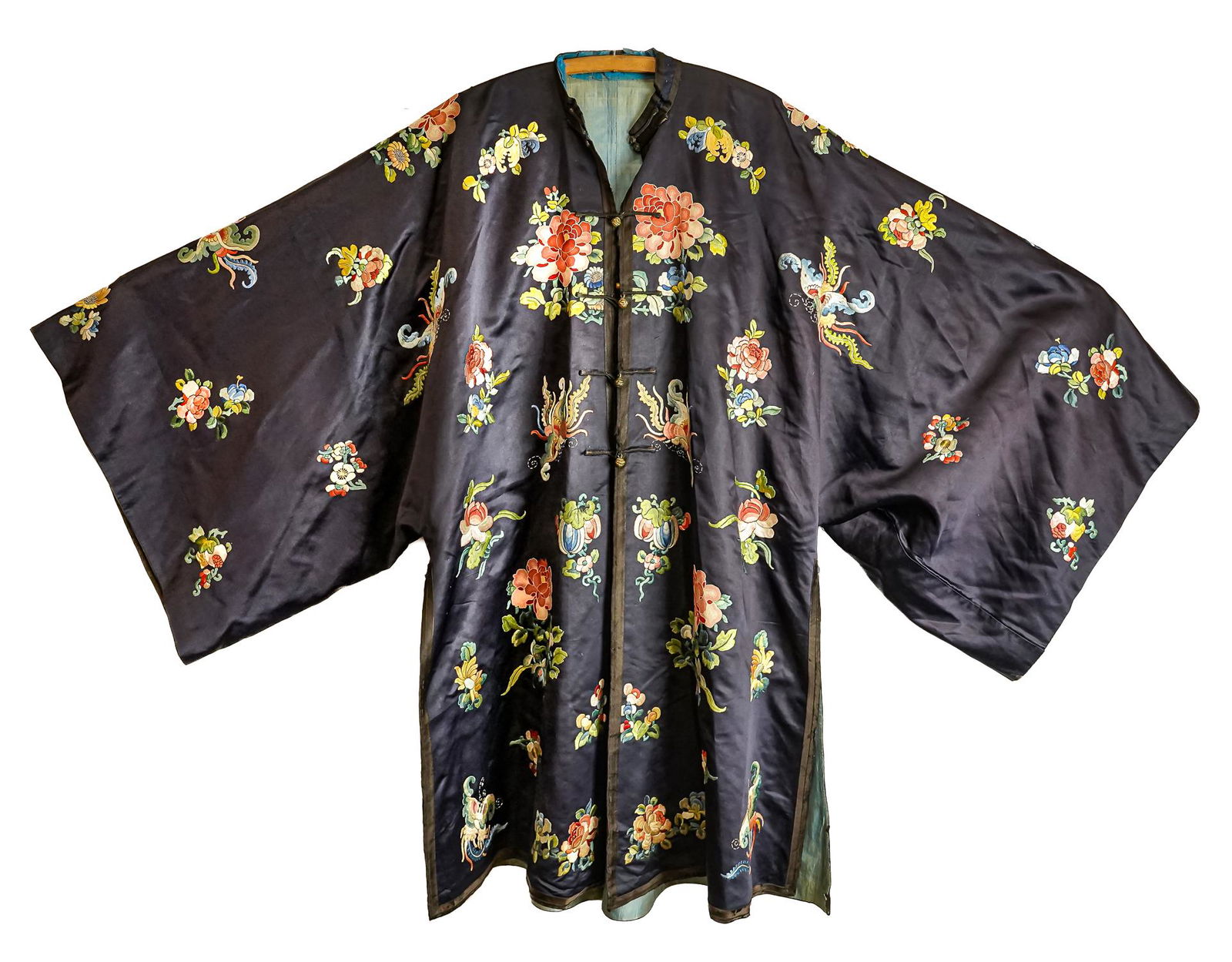 Antique Chinese Robe with Forbidden Stitch (1 of 5)