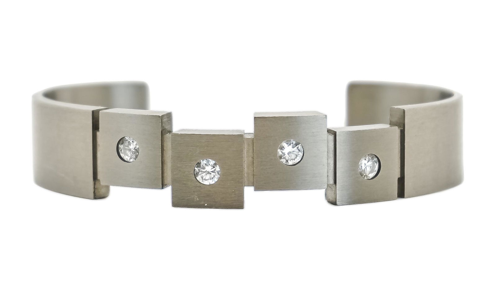 Titanium & Diamond Bracelet (1 of 3)