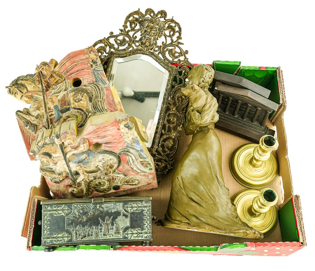 Decorative Brass, Wood, Sculpture (1 of 1)