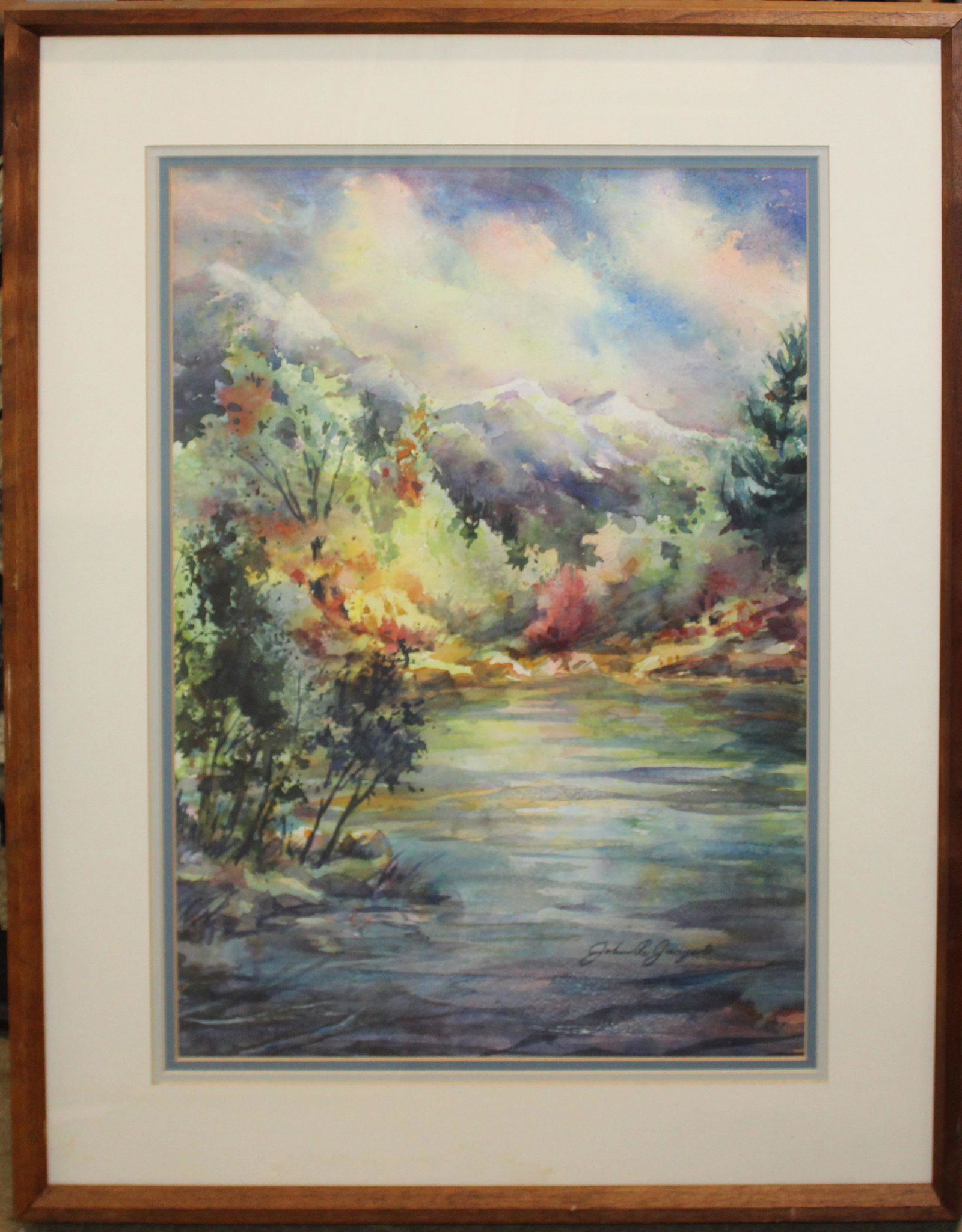 John R. Junger (AM 20th c) Autumn Landscape (1 of 3)